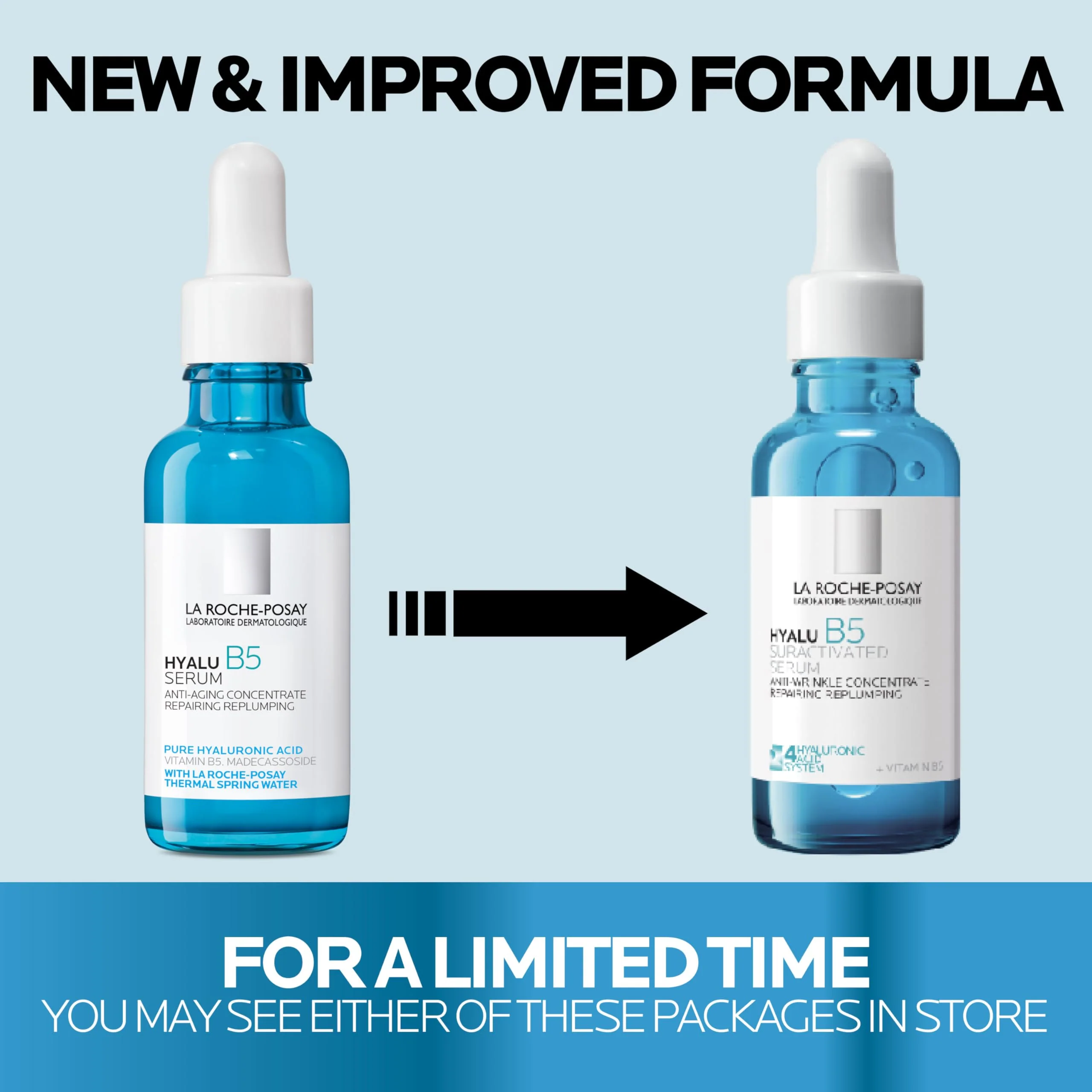 La Roche-Posay Hyalu B5 Suractivated Hyaluronic Acid Serum for Face, Vitamin B5 + Hyaluronic Acid + Glycerin, Hydrating Serum Visibly Plumps Skin, Sensitive Skin Safe, Anti Aging, Oil-Free - Image 9