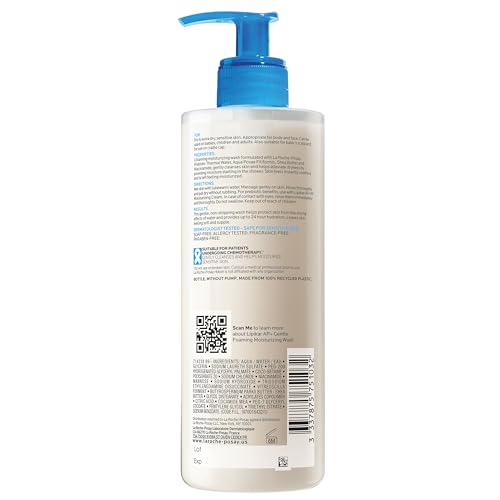 La Roche-Posay Lipikar AP+ Gentle Foaming Moisturizing Wash, Shea Butter + Niacinamide + Glycerin, Moisturizing Body Wash For Dry Skin, National Eczema Association Accepted, Soap Free - Image 2