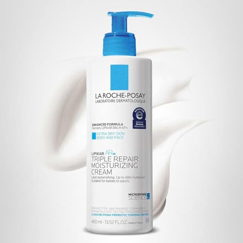 La Roche-Posay Lipikar AP+MAX Triple Repair Moisturizing Body Cream | Face & Body Lotion for Dry Skin with Shea Butter & Niacinamide | Gentle Moisturizer for Very Dry, Rough & Sensitive Skin, 400ml - Image 2