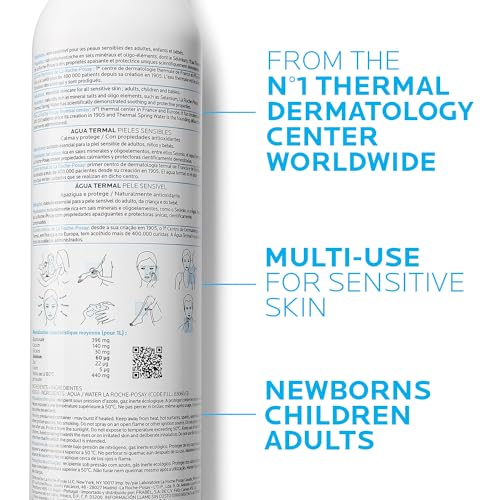 La Roche-Posay Thermal Spring Water, Face Mist Hydrating Spray with Antioxidants to Hydrate and Soothe Skin, Facial Spray, 10.1 Ounce - Image 8