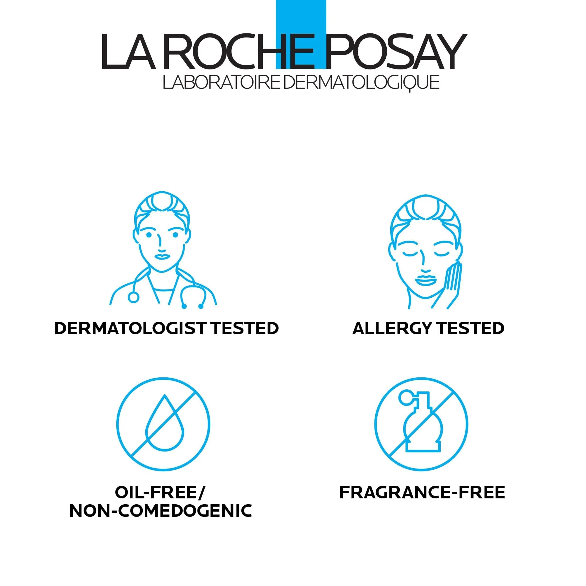La Roche-Posay Toleriane Dermo Facial Cleanser for Face & Eyes, Gentle Face Wash and Makeup Remover, Milky Texture, Fragrance Free, Preservative Free - Image 3