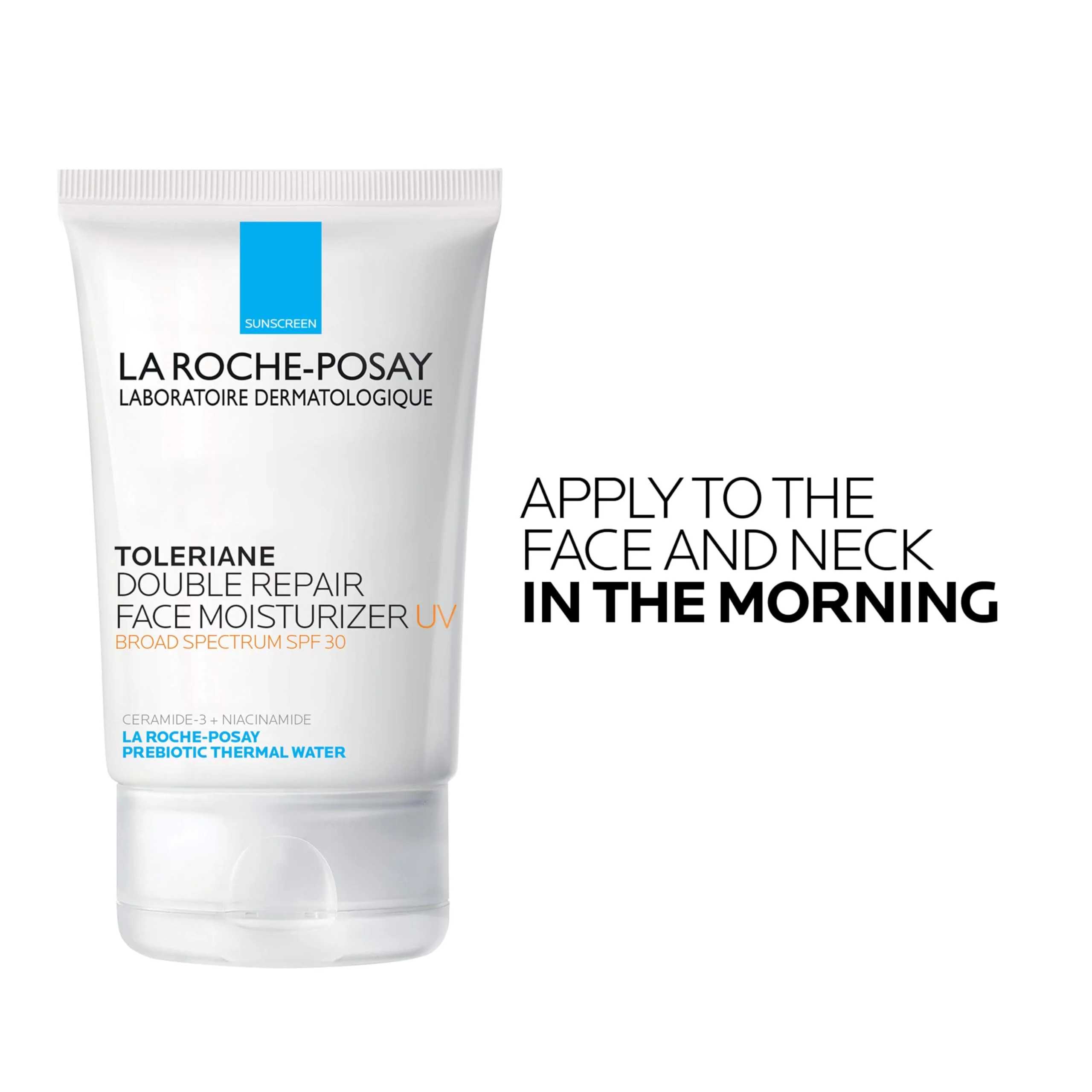 La Roche-Posay Toleriane Double Repair UV SPF Moisturizer for Face, Daily Facial Moisturizer with Sunscreen SPF 30, Niacinamide and Glycerin, Oil Free, Moisturizing Sun Protection - Image 3