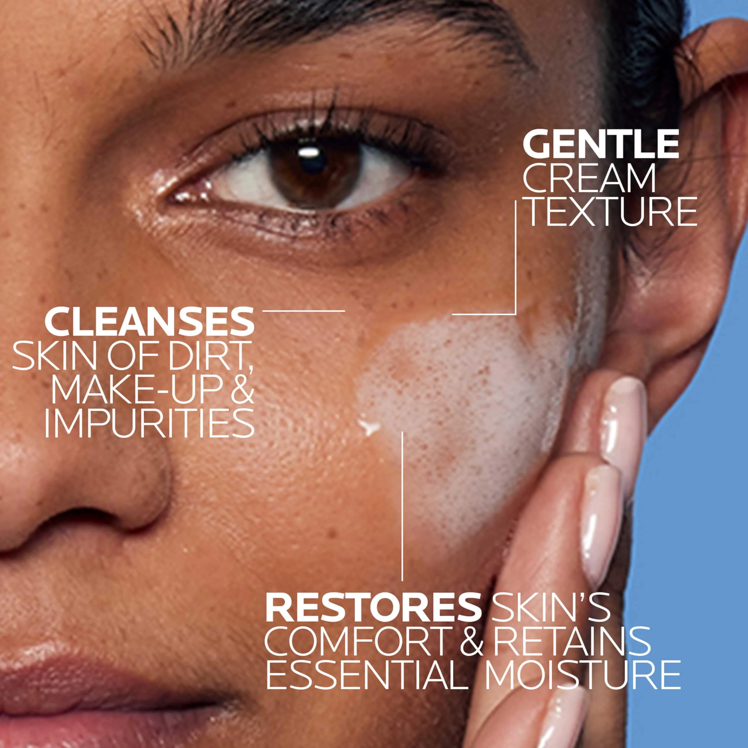 La Roche-Posay Toleriane Hydrating Gentle Face Cleanser, Daily Facial Cleanser with Niacinamide and Ceramides for Sensitive Skin, Moisturizing Face Wash for Normal to Dry Skin, Fragrance Free - Image 10