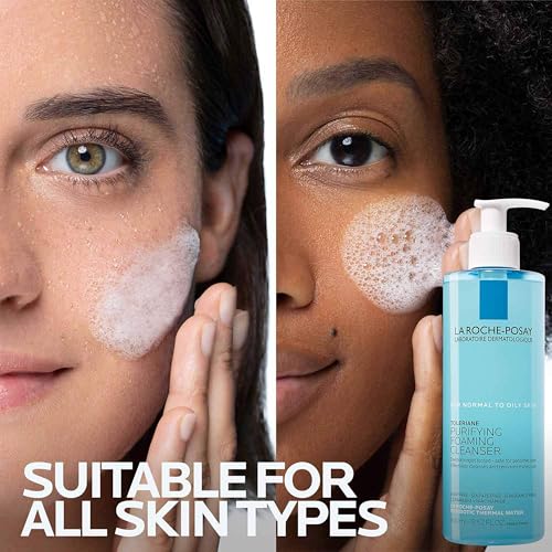 La Roche-Posay Toleriane Purifying Foaming Facial Cleanser, Oil Free Face Wash for Women & Men with Niacinamide + Ceramides, Pore Cleanser Safe For Sensitive Skin, Won’t Dry Out Skin, Soap Free, 200ml - Image 2