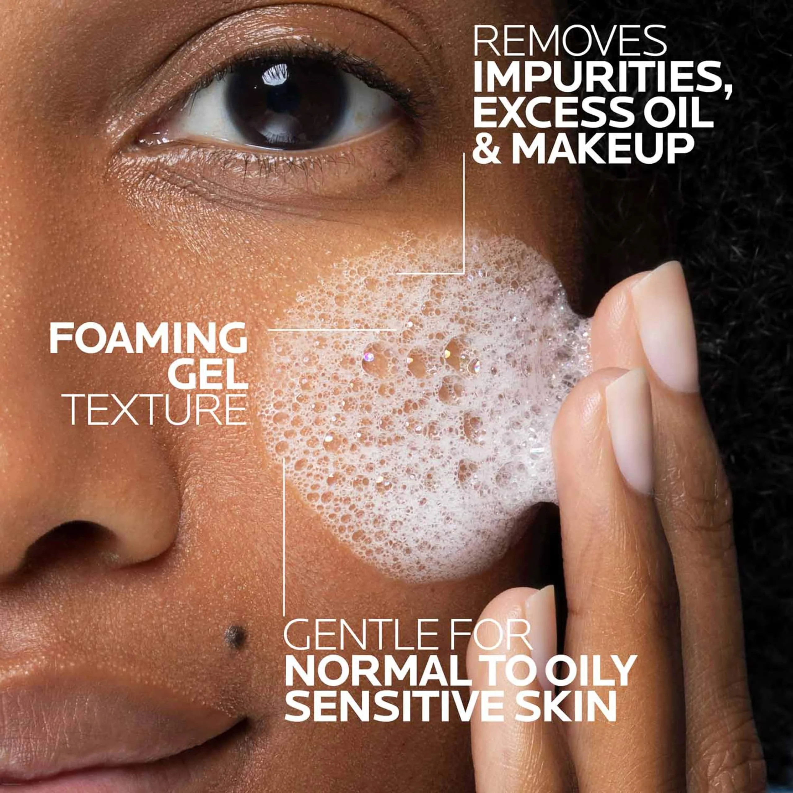 La Roche-Posay Toleriane Purifying Foaming Facial Cleanser, Oil Free Face Wash for Women & Men with Niacinamide + Ceramides, Pore Cleanser Safe For Sensitive Skin, Won’t Dry Out Skin, Soap Free, 200ml - Image 9