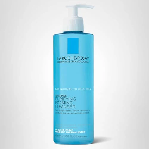 La Roche-Posay Toleriane Purifying Foaming Facial Cleanser, Oil Free Face Wash for Women & Men with Niacinamide + Ceramides, Pore Cleanser Safe For Sensitive Skin, Won’t Dry Out Skin, Soap Free, 400ml - Image 2