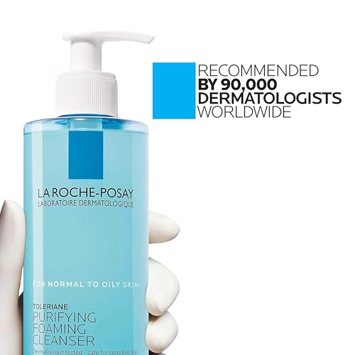 La Roche-Posay Toleriane Purifying Foaming Facial Cleanser, Oil Free Face Wash for Women & Men with Niacinamide + Ceramides, Pore Cleanser Safe For Sensitive Skin, Won’t Dry Out Skin, Soap Free, 400ml - Image 4