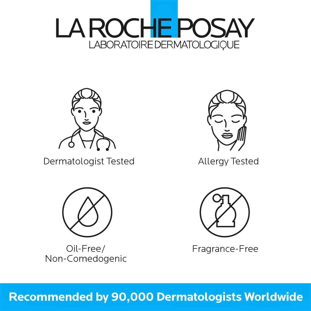 La Roche-Posay Toleriane Sensitive Fluide Protective Moisturizer, Lightweight Oil-Free Face Moisturizer, For Sensitive Skin - Image 4