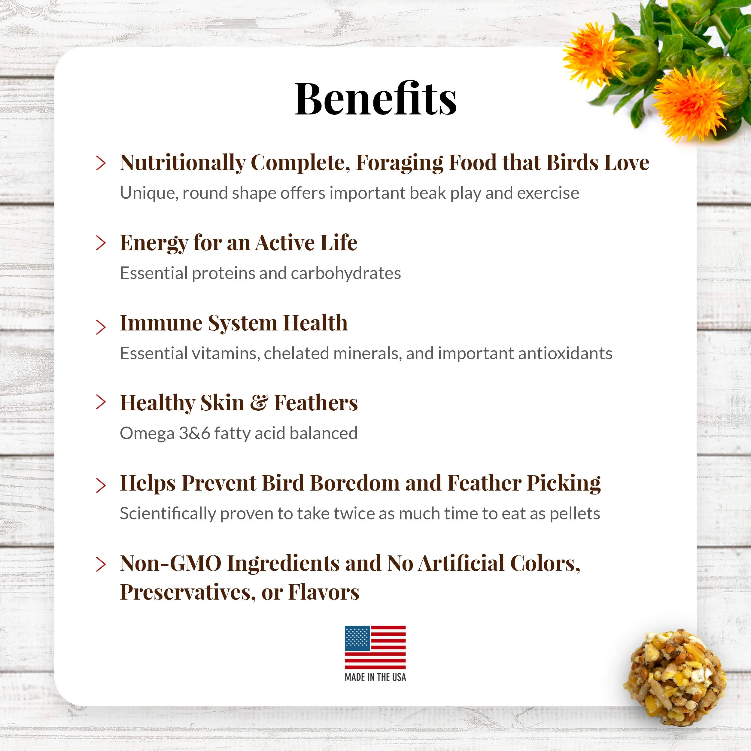 LAFEBER'S Classic Nutri-Berries Pet Bird Food, Made with Non-GMO and Human-Grade Ingredients, for Macaws and Cockatoos, 10 oz - Image 4