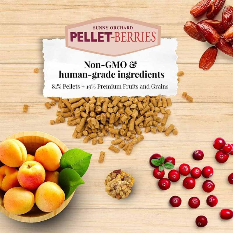 LAFEBER'S Pellet-Berries Pet Bird Food, Made with Non-GMO and Human-Grade Ingredients, for Cockatiels, Conures, Parakeets (Budgies), Lovebirds (PelletBerries 10 oz) - Image 4