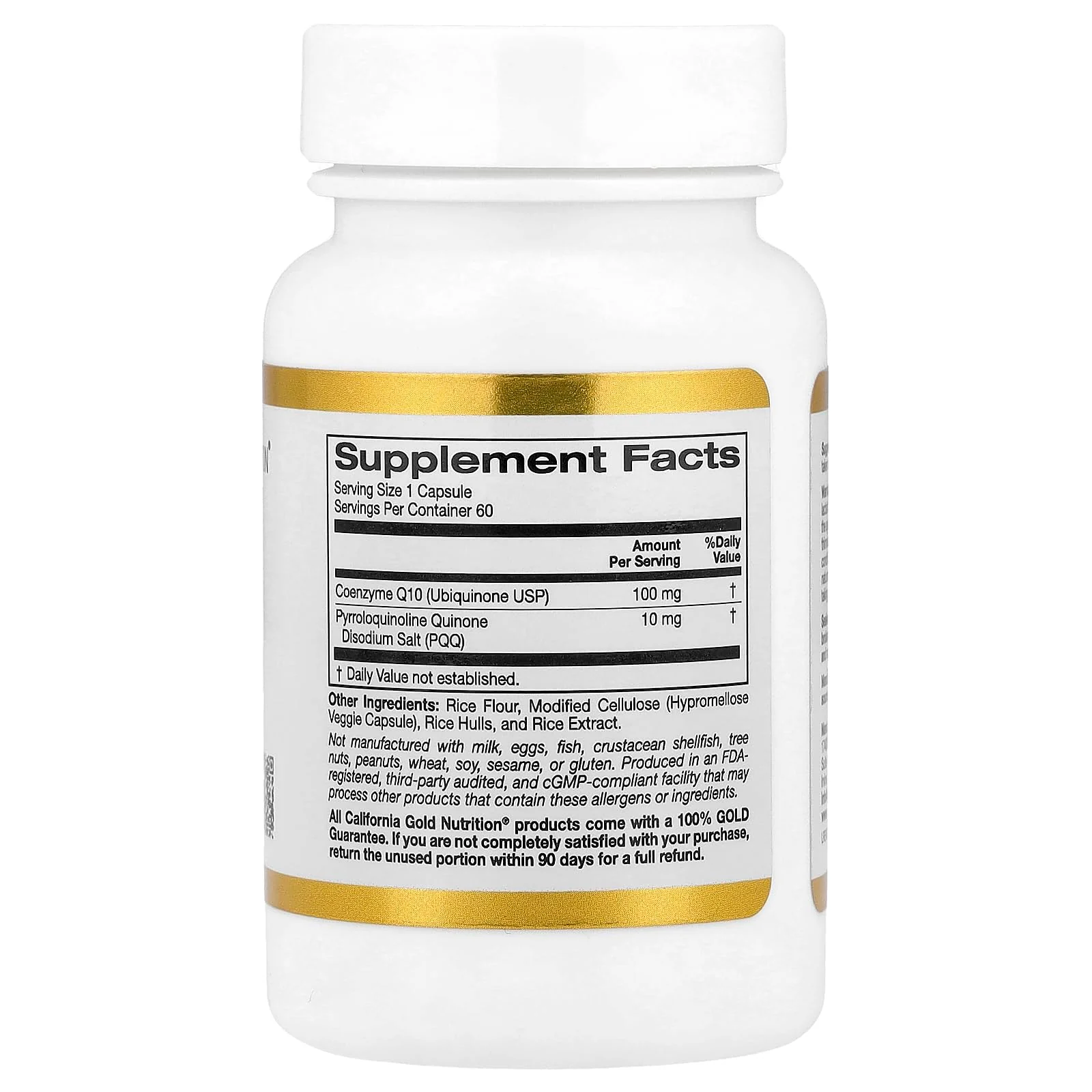 Lake Avenue Nutrition CoQ10 with PQQ, 100 mg, 60 Veggie Capsules - Image 5