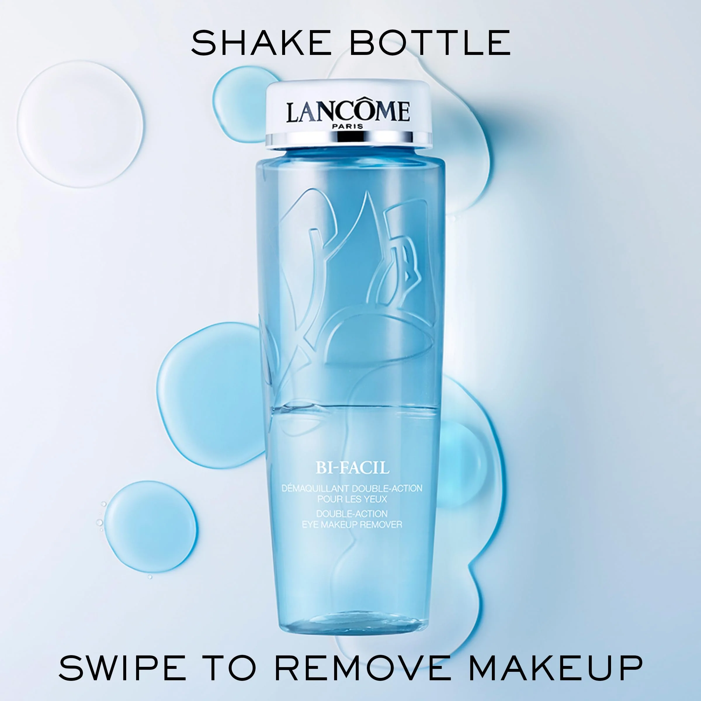 Lancôme Bi-Facil Double Action Eye Makeup Remover | Waterproof Makeup Remover for All Skin Types & Sensitive Eyes | Gentle, Non-Greasy Formula with Bi-Phase Technology | 6.7 Fl Oz - Image 4