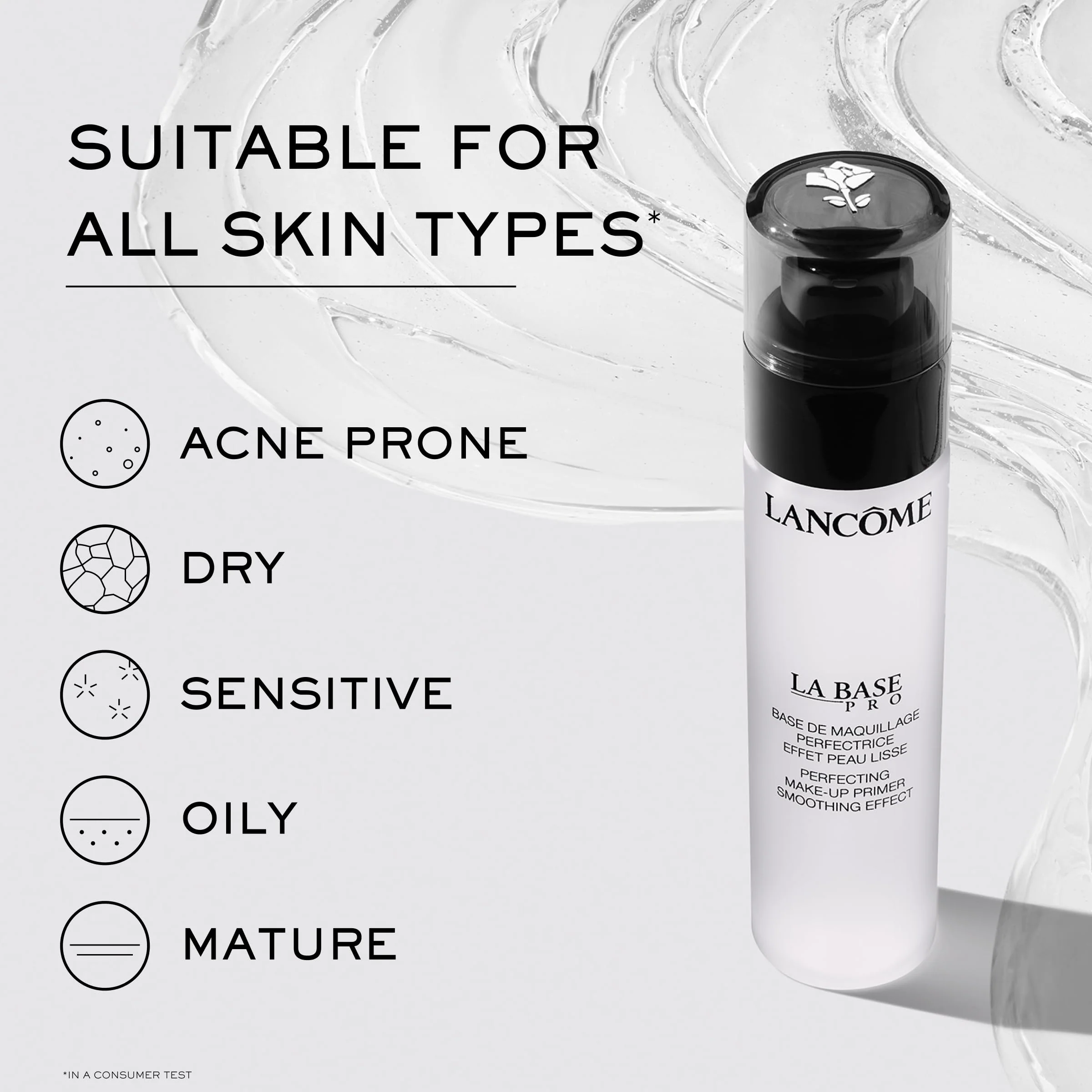 Lancôme La Base Pro Perfecting Oil-Free Makeup Primer | Smoothing Face Primer for All Skin Types | Creates a Flawless, Matte Canvas for Long-Lasting Makeup Application | 0.8 Fl Oz - Image 4