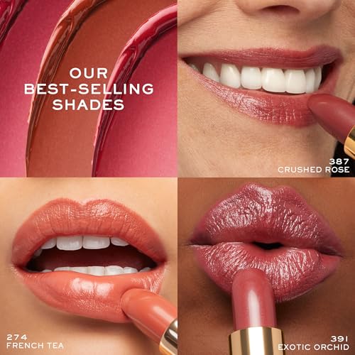 Lancôme L'Absolu Rouge Hydrating Cream Lipstick - Smudge-Resistant & Luminous Finish - Up To 18HR Comfort - 274 French Tea - Image 4
