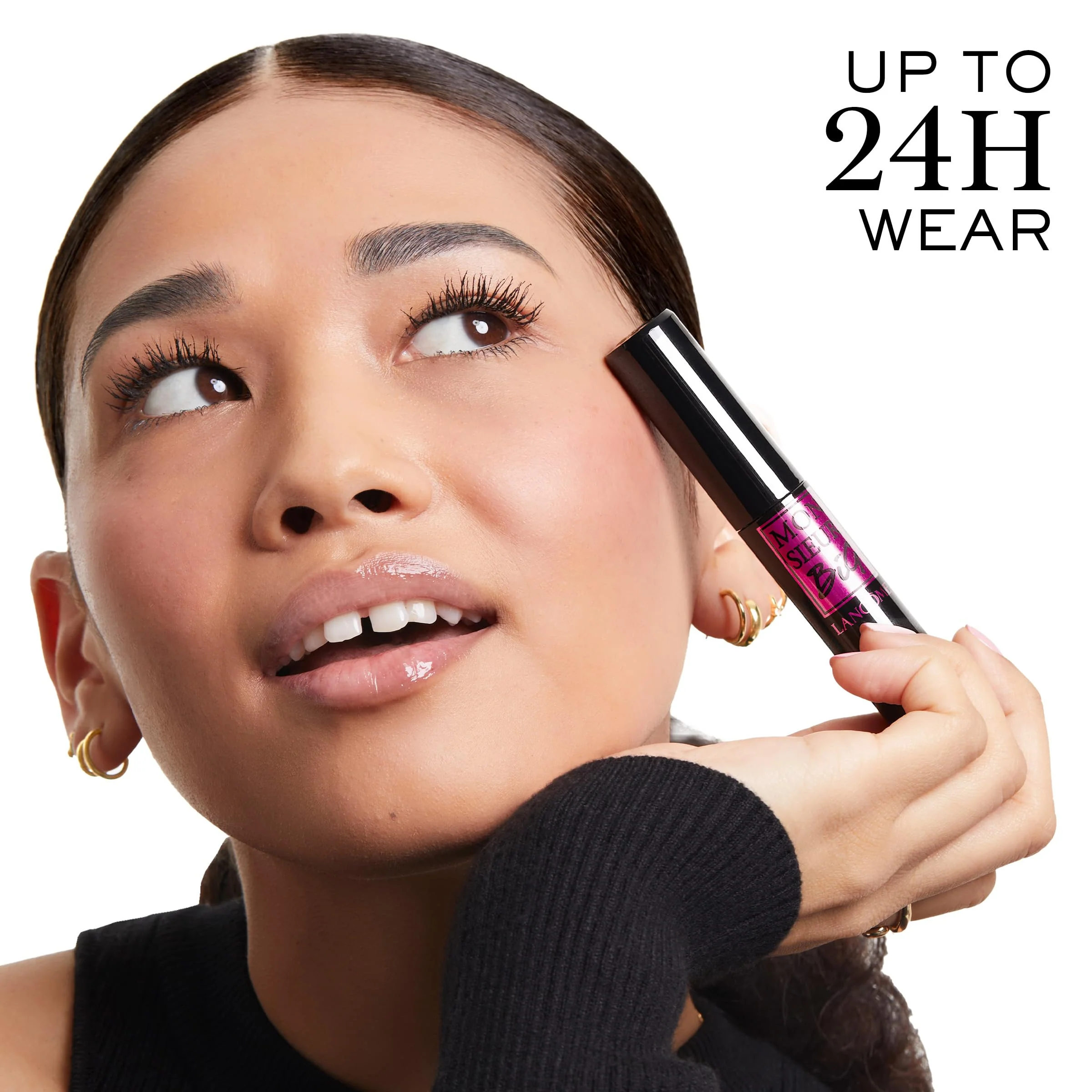 Lancôme Monsieur Big Mascara – Instant Volume Mascara with False Lash Effect – Up to 12x More Volume & 24-Hour Wear - Volumizing & Lengthening - Smudge & Flake Free – Black - Image 7