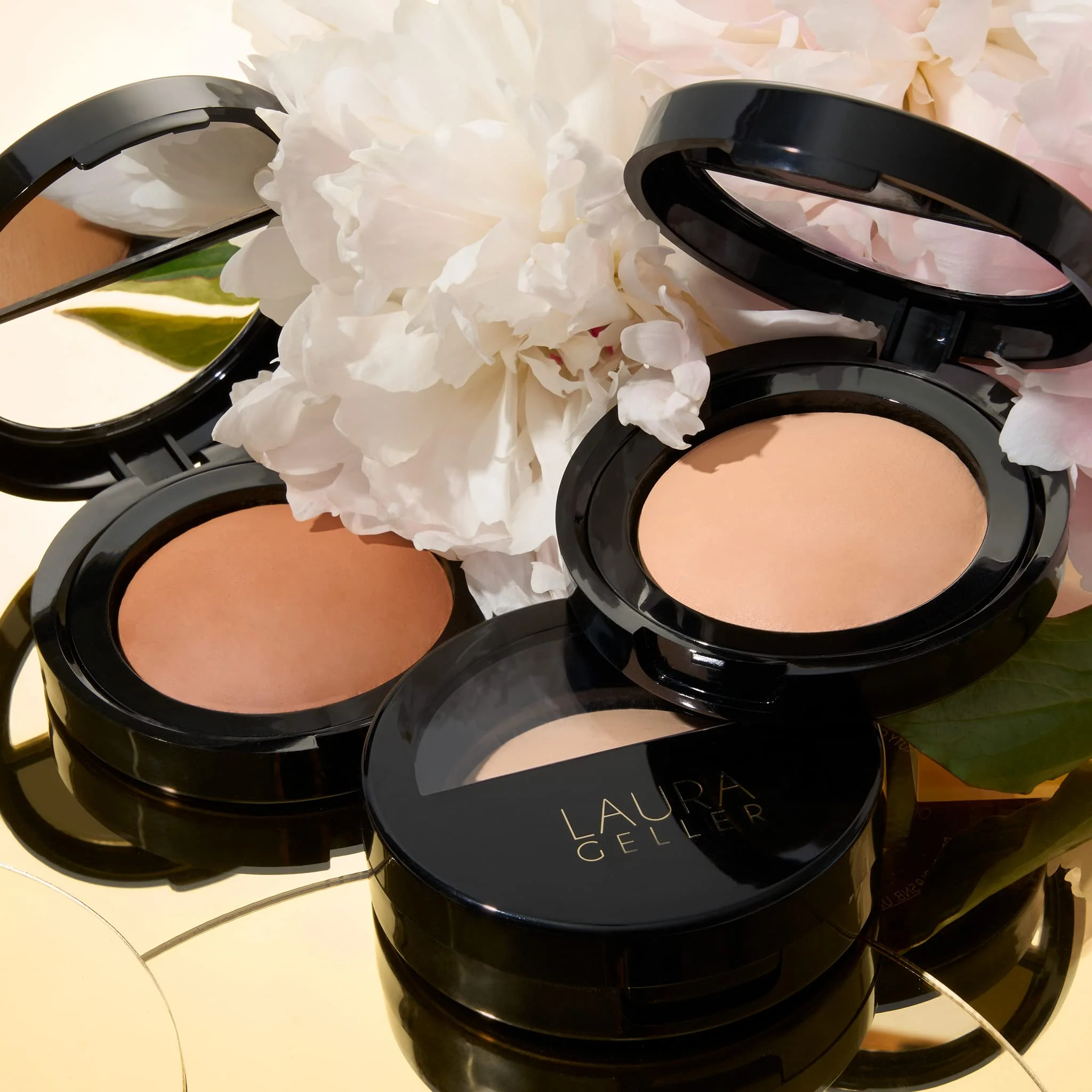 LAURA GELLER NEW YORK Baked Blurring + Setting Powder, Translucent Makeup Setting Powder For Soft-Focus Finish Minimize Fine Lines and Pores, Tan/Deep - Image 7
