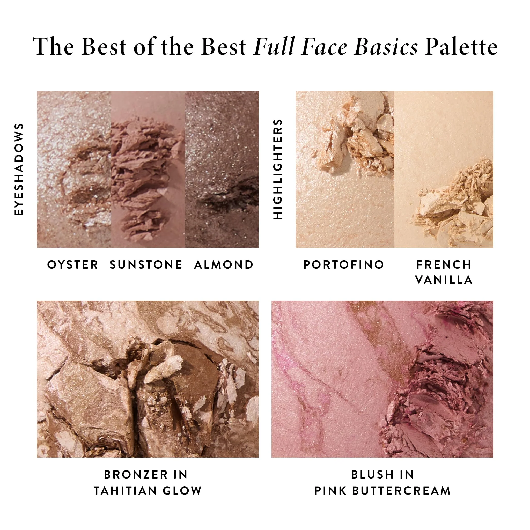 LAURA GELLER NEW YORK Baked Starter Kit - Best of the Best Full Face Palette + Baked Balance-n-Brighten Powder Foundation + Retractable Angled Kabuki Brush Set (09 Toffee) - Image 4