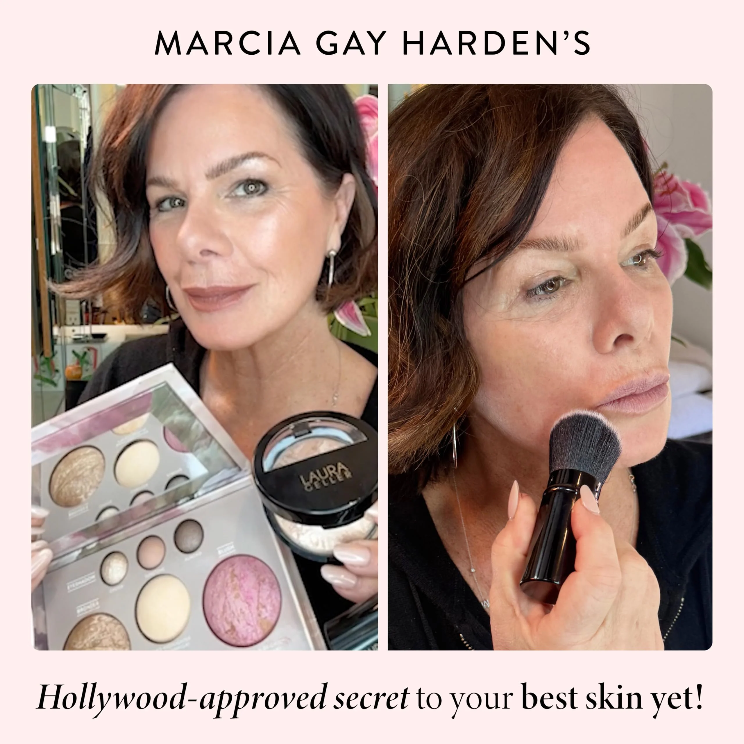 LAURA GELLER NEW YORK Baked Starter Kit: Medium - Best of the Best Full Face Palette + Baked Balance-n-Brighten Powder Foundation + Retractable Angled Kabuki Brush Set - Image 8
