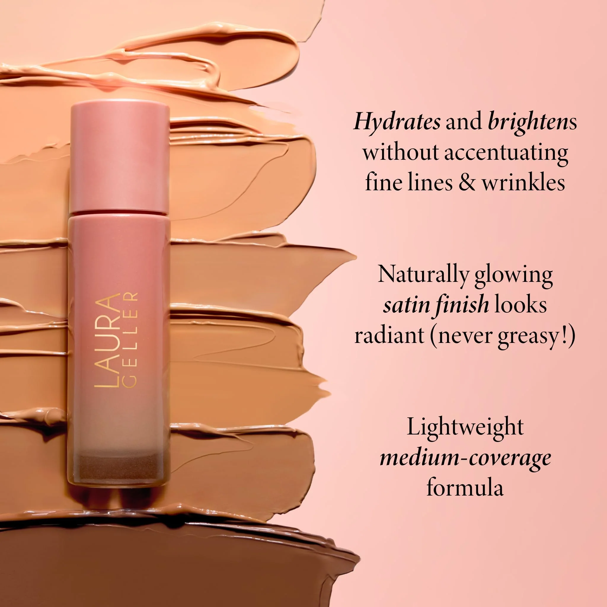 LAURA GELLER NEW YORK Balance-n-Glow Illuminating Liquid Foundation, Tan - Image 7