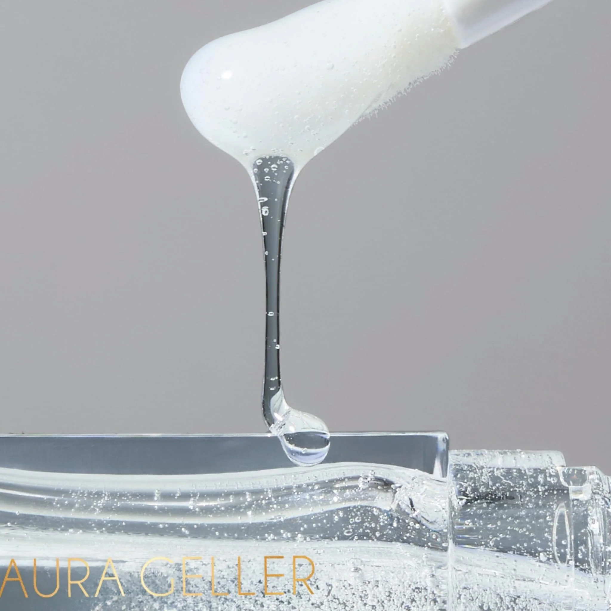 LAURA GELLER NEW YORK Fine Shine Glossy Lip Oil, Glass Half Full - Hydrating Squalane - Clear Lip Gloss - Image 2