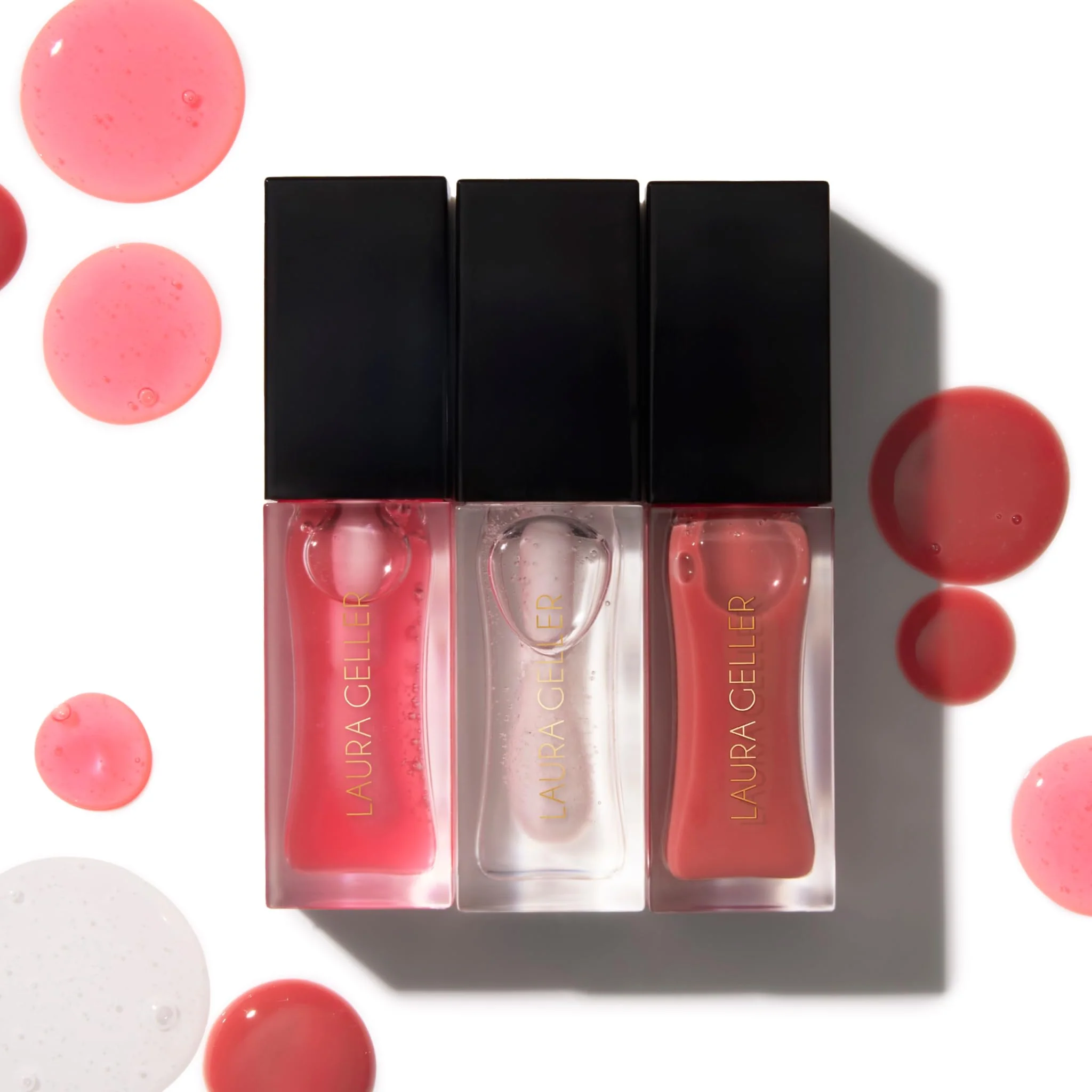 LAURA GELLER NEW YORK Fine Shine Glossy Lip Oil, Glass Half Full - Hydrating Squalane - Clear Lip Gloss - Image 3