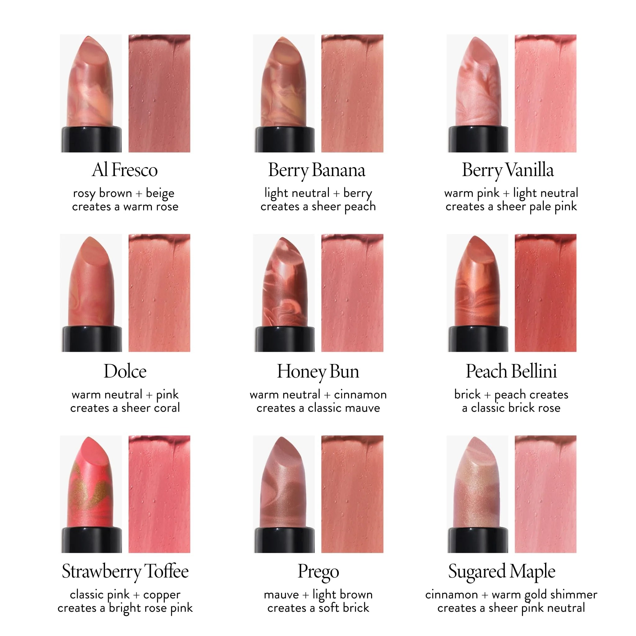 LAURA GELLER NEW YORK Italian Marble Sheer Lipstick - Strawberry Toffee - Hydrating & Lightweight - Vitamin E & Caster Seed Oil - Cream Finish - Image 3