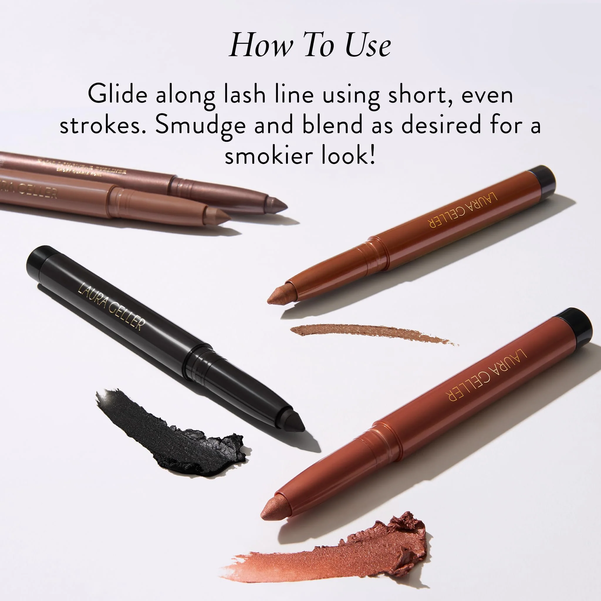 LAURA GELLER NEW YORK Kajal Longwear Kohl Eyeliner Pencil - Smoky Taupe Kohl - Caffeine and Vitamin E - Smooth & Blendable Liner - Built-In Sharpener - Image 5