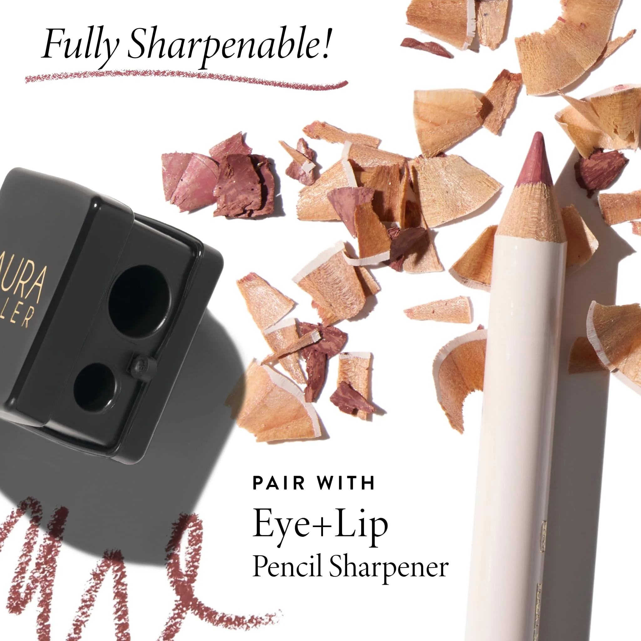 LAURA GELLER NEW YORK Marble Lips Multidimensional Liner, Poetic Pink - Marbleized Smooth Glide Sharpenable Lip Liner for Fuller Lips - Image 6