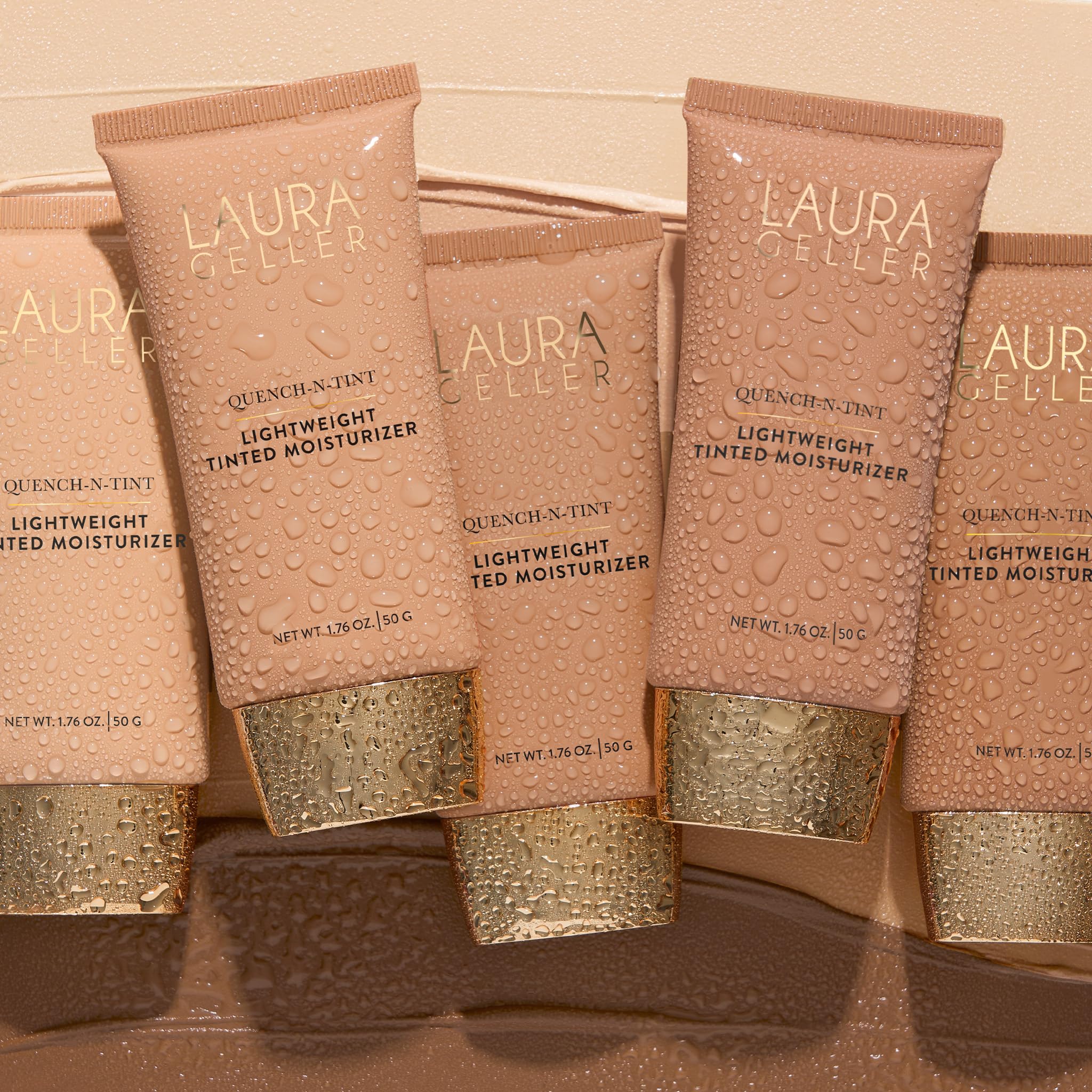 LAURA GELLER NEW YORK Quench-N-Tint Hydrating Foundation, Light Medium, 1.7 Fl Oz - Image 2