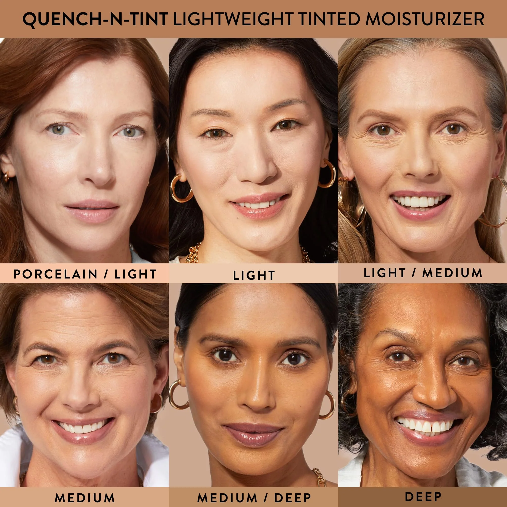 LAURA GELLER NEW YORK Quench-n-Tint Tinted Moisturizer - Sheer to Light Buildable Coverage - Natural Glow Finish - Lightweight Formula with Hyaluronic Acid, 04 Medium - Image 5