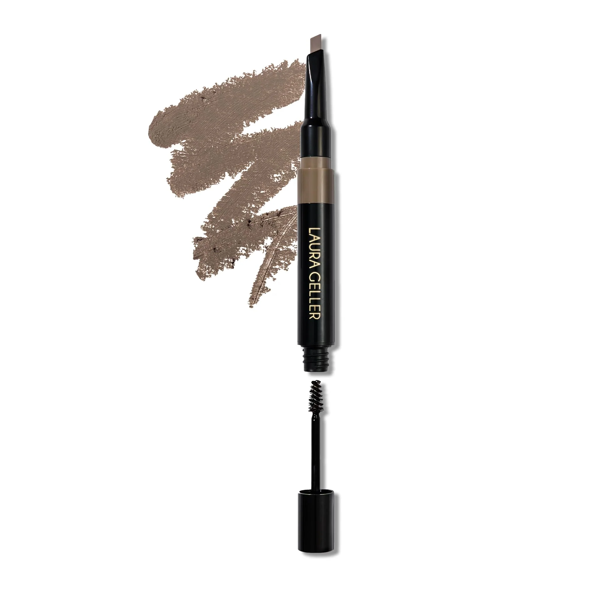 LAURA GELLER NEW YORK Sculpt-n-Stay Waterproof Brow Pencil & Gel- Taupe