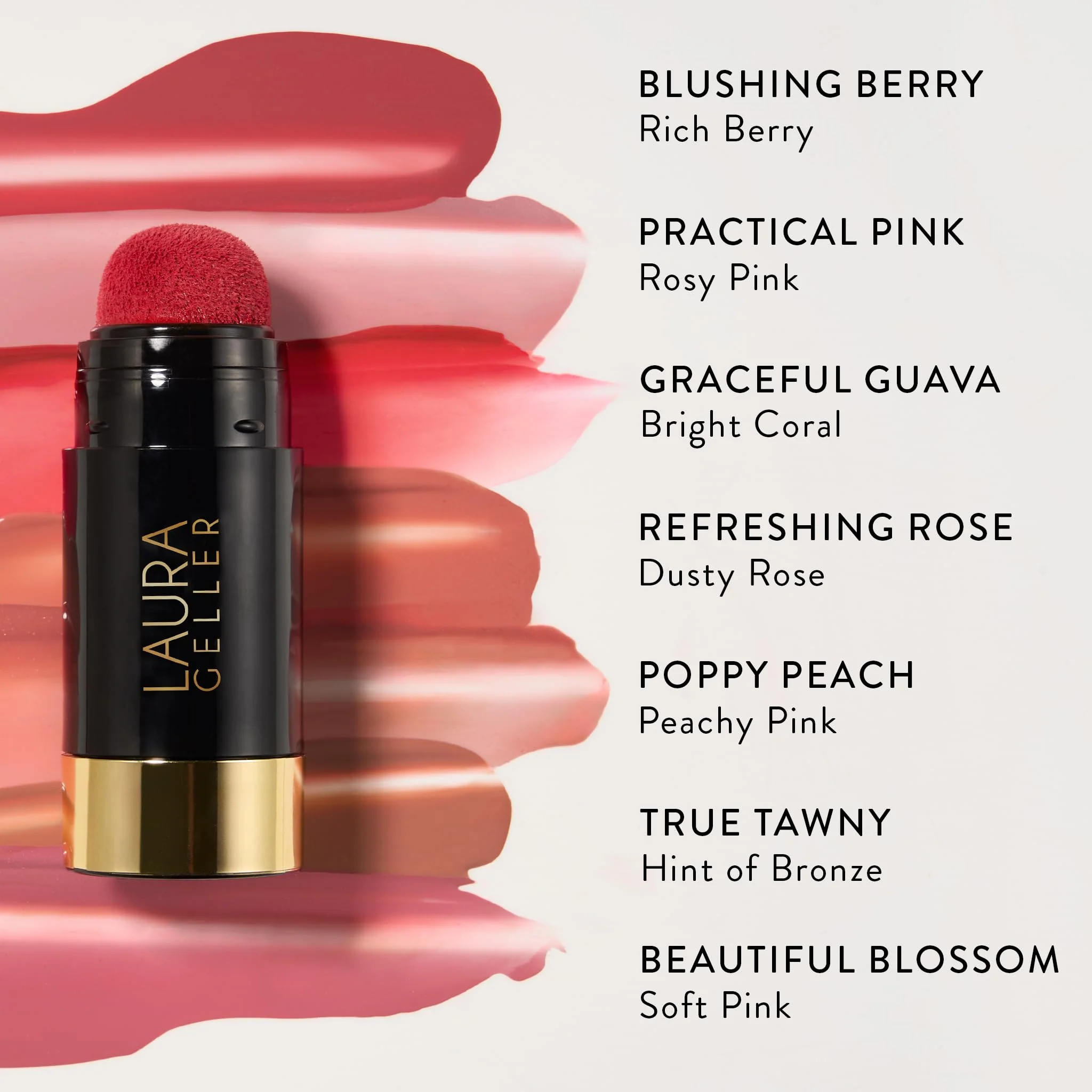 LAURA GELLER NEW YORK Serum Blush Tint, Lightweight Liquid Blush for Cheeks, Weightless Watercolor Sheer Finish, Beautiful Blossom - Image 3