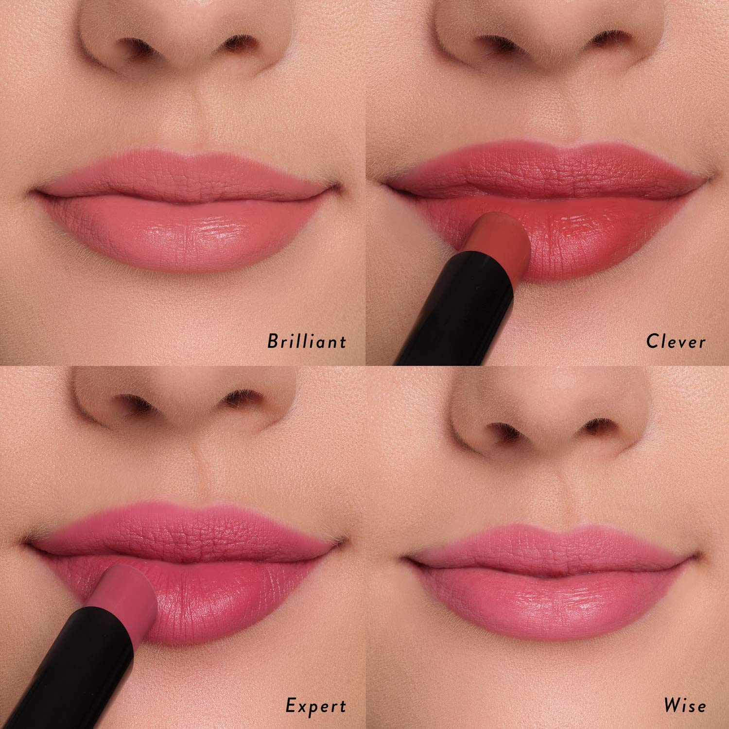 LAURA GELLER NEW YORK Smart Pout Transfer Proof Moisturizing Matte Lipstick, Wise - Image 4