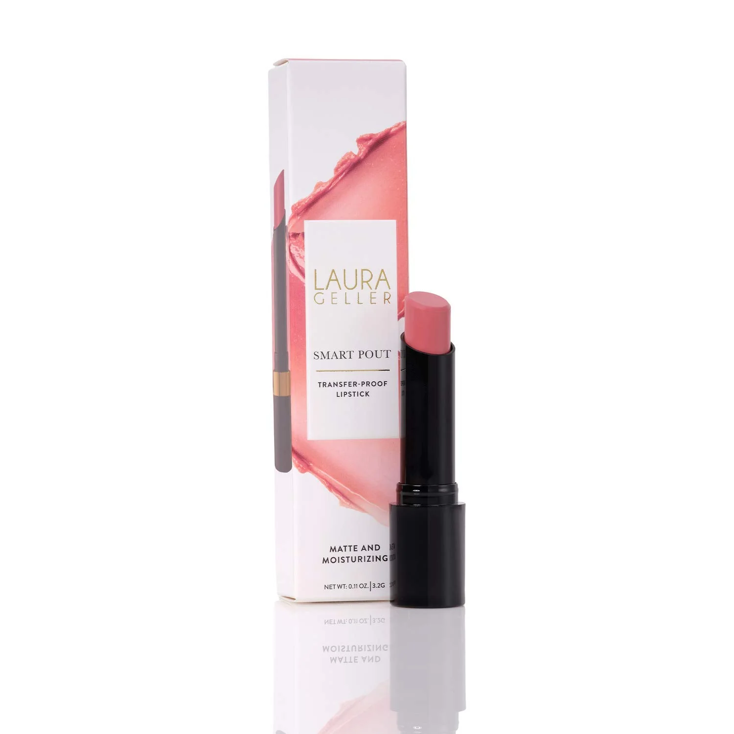 LAURA GELLER NEW YORK Smart Pout Transfer Proof Moisturizing Matte Lipstick, Wise - Image 6
