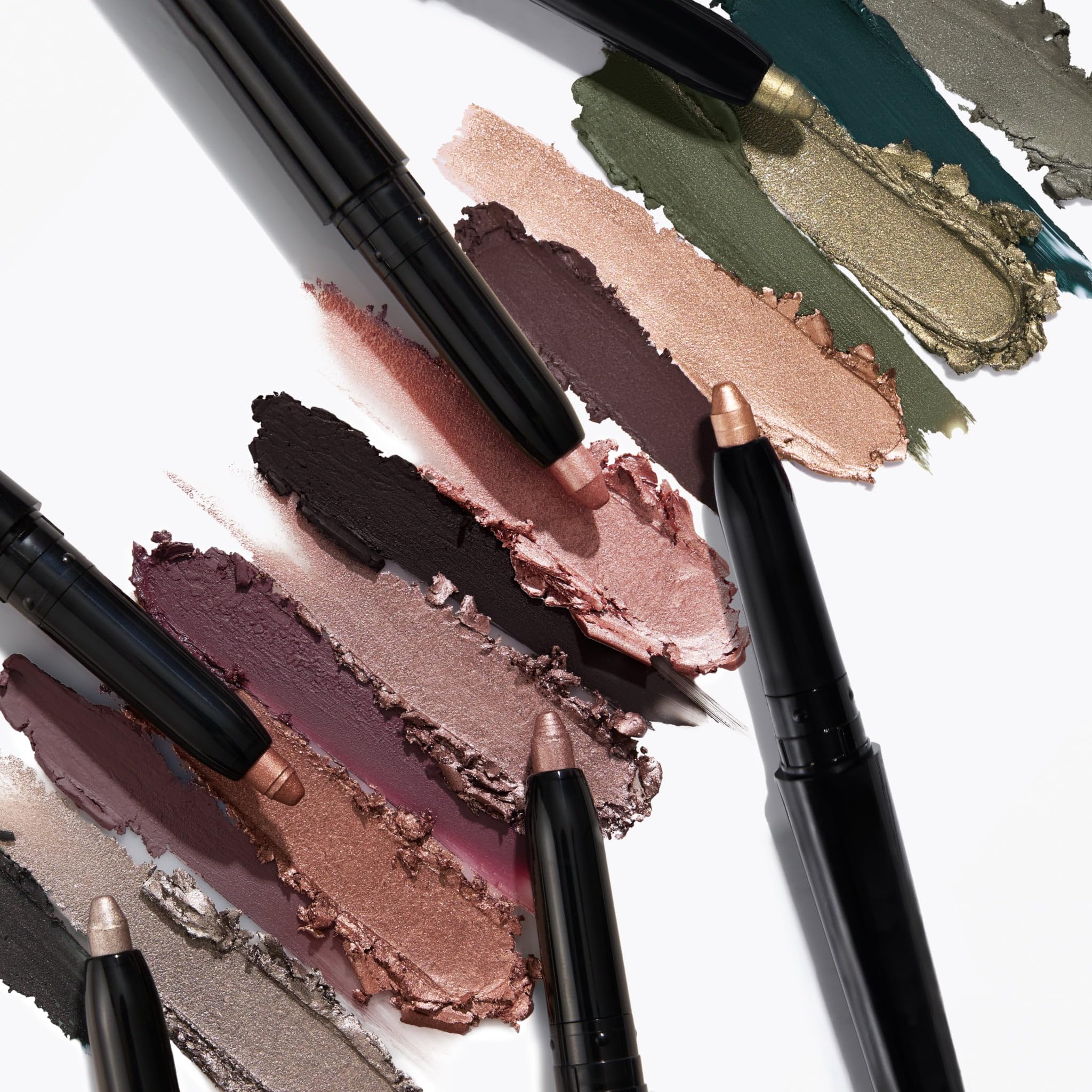 LAURA GELLER NEW YORK Swipe-n-Line Dual-Ended Eyeshadow + Eyeliner - Earthy (Taupe-Green/Warm Green) - Cream Eyeshadow & Smooth Glide Eyeliner - Waterproof & Crease-free Color - Image 4