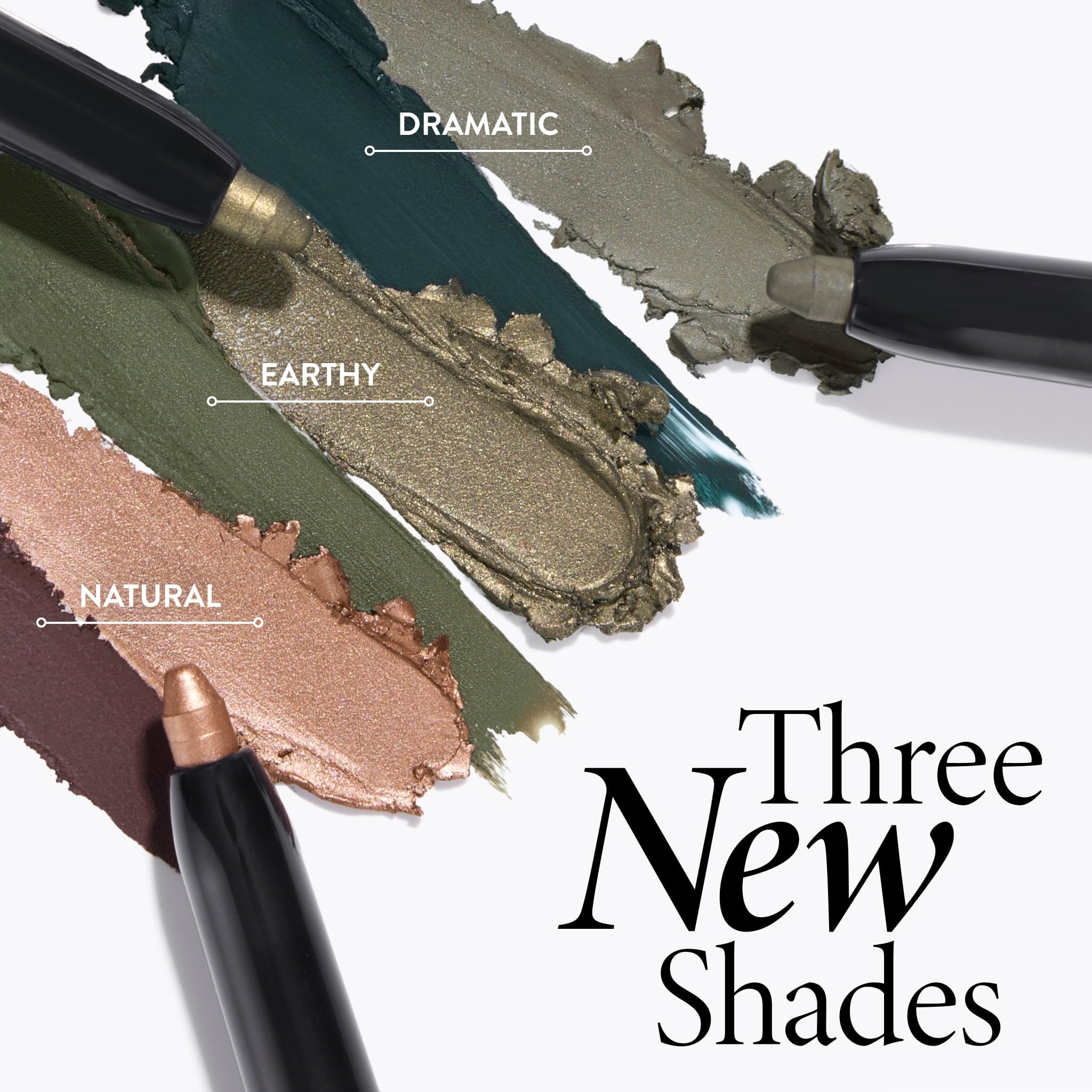 LAURA GELLER NEW YORK Swipe-n-Line Dual-Ended Eyeshadow + Eyeliner - Earthy (Taupe-Green/Warm Green) - Cream Eyeshadow & Smooth Glide Eyeliner - Waterproof & Crease-free Color - Image 7