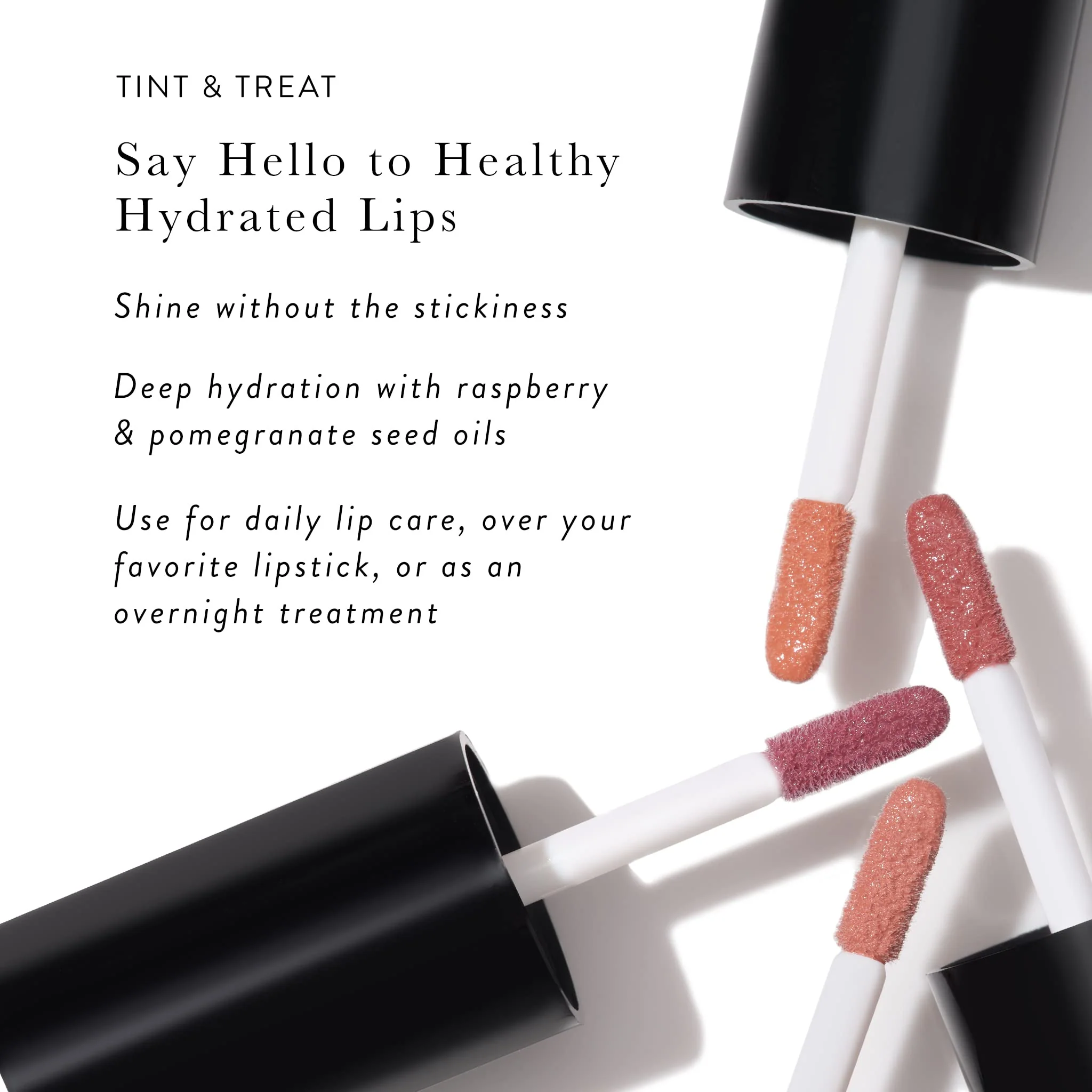 LAURA GELLER NEW YORK Treat-n-Go Tinted Non-Stick Hydrating Lip Oil, Finish Line - Image 6