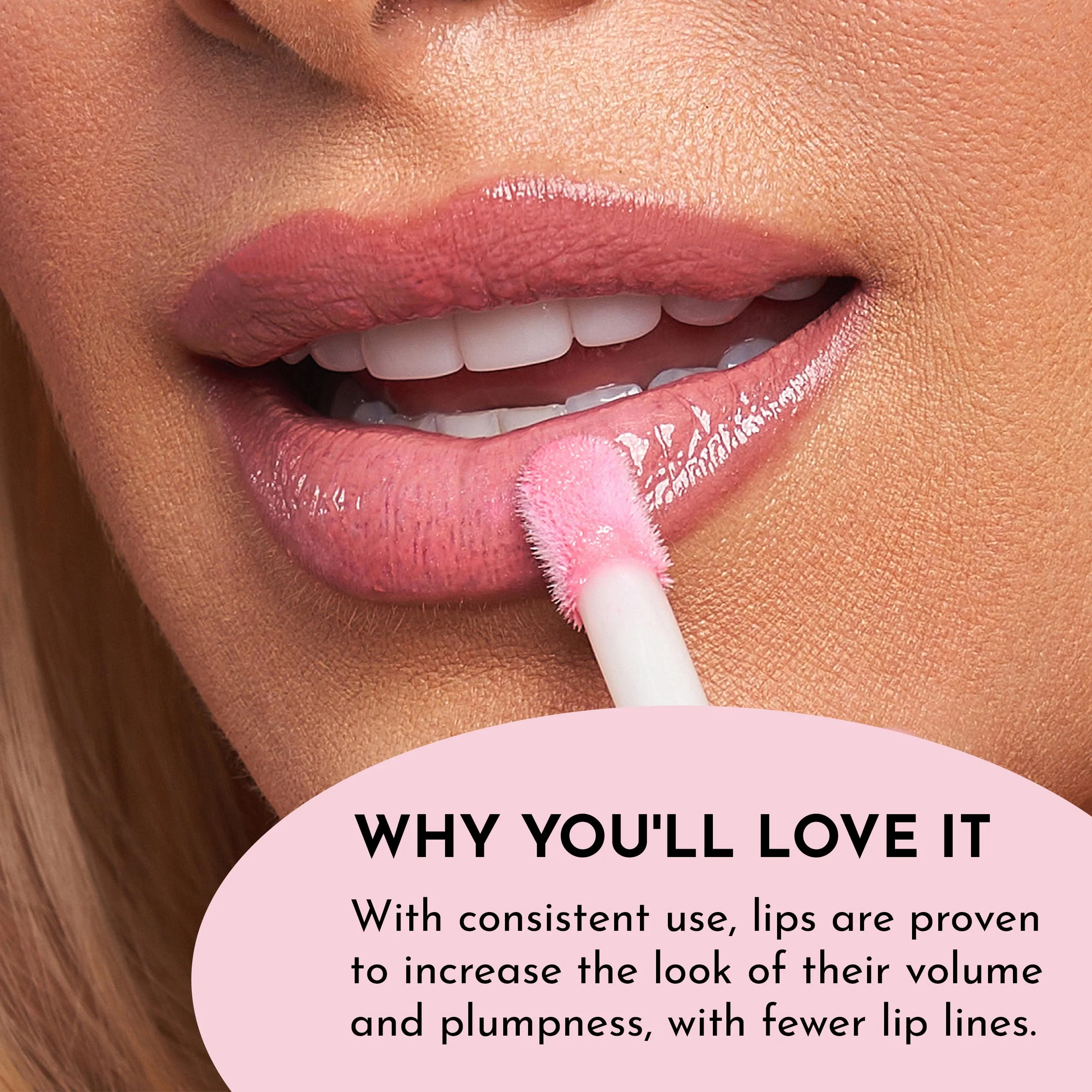 Lawless Forget the Filler Lip Plumping Line Smoothing Gloss - Daisy Girl - Premium Volumizing Lip Gloss with Natural Ingredients Designed to Plump, Firm, and Hydrate Lips 0.11 oz - Image 4