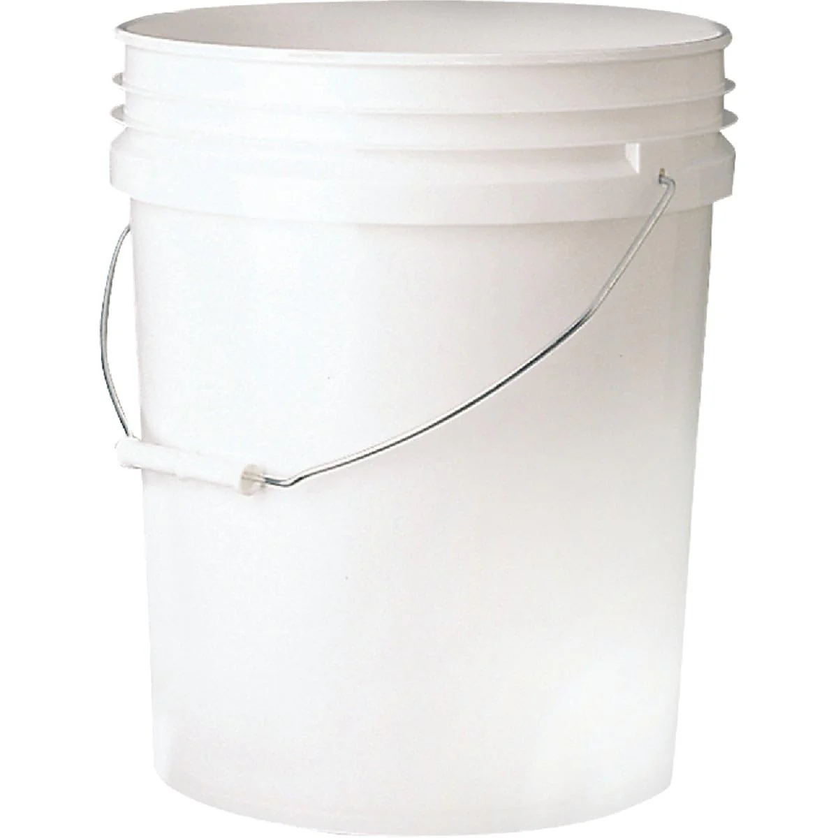 LEAKTITE 5GLSKD 5-Gallon lon White Plastic Pail