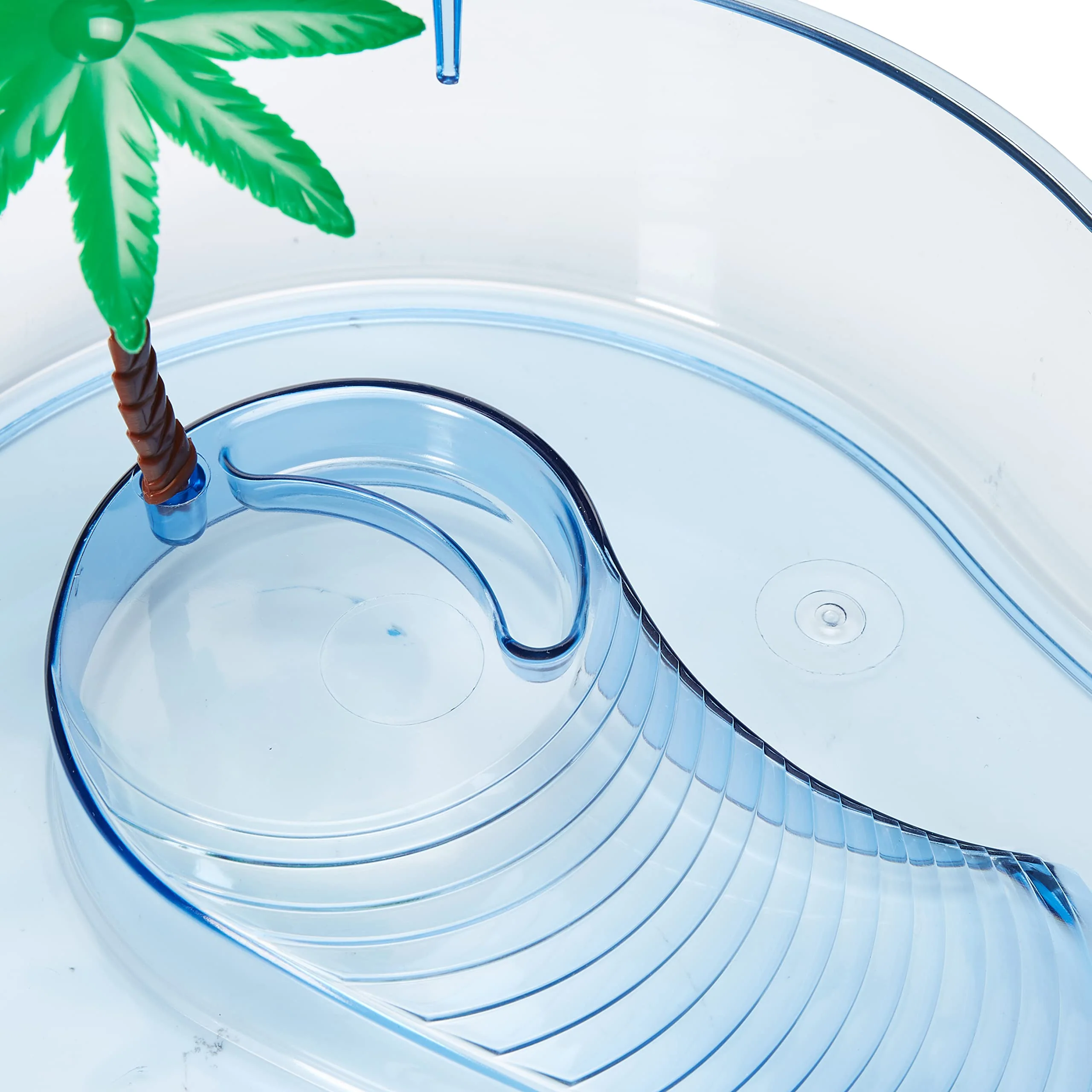Lee's Turtle Lagoon, Kidney w/ Plant, 14-Inch by 10-1/8-Inch by 3-Inch - Image 4