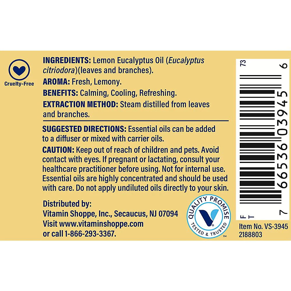 Lemon Eucalyptus - 100% Pure Essential Oil - Calming, Cooling, & Refreshing Aromatherapy (1 fl. oz.) - Image 5