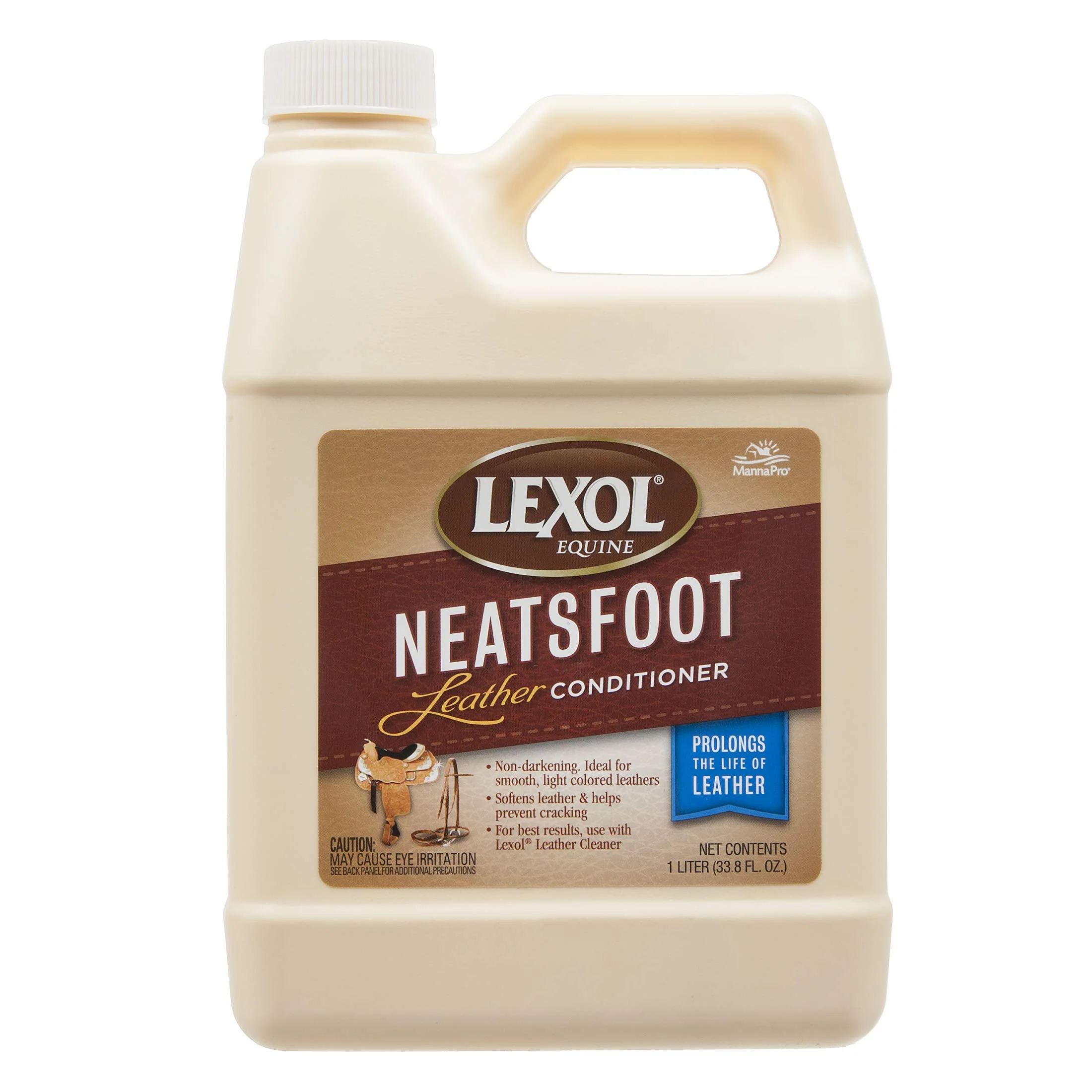Lexol Neatsfoot Leather Conditioner | Helps soften and renew | 1 Liter