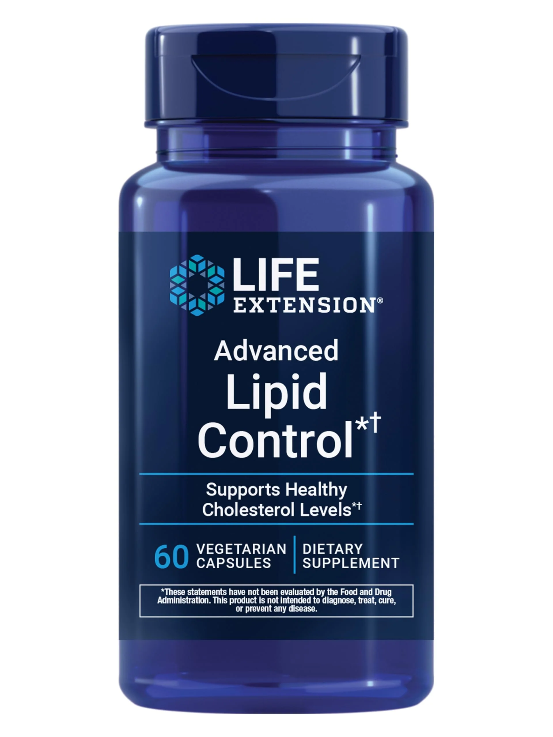 Life Extension Advanced Lipid Control, amla Extract, Indian Gooseberry, Heart Health, endothelial Health, Vegetarian, Gluten-Free, 60 Capsules