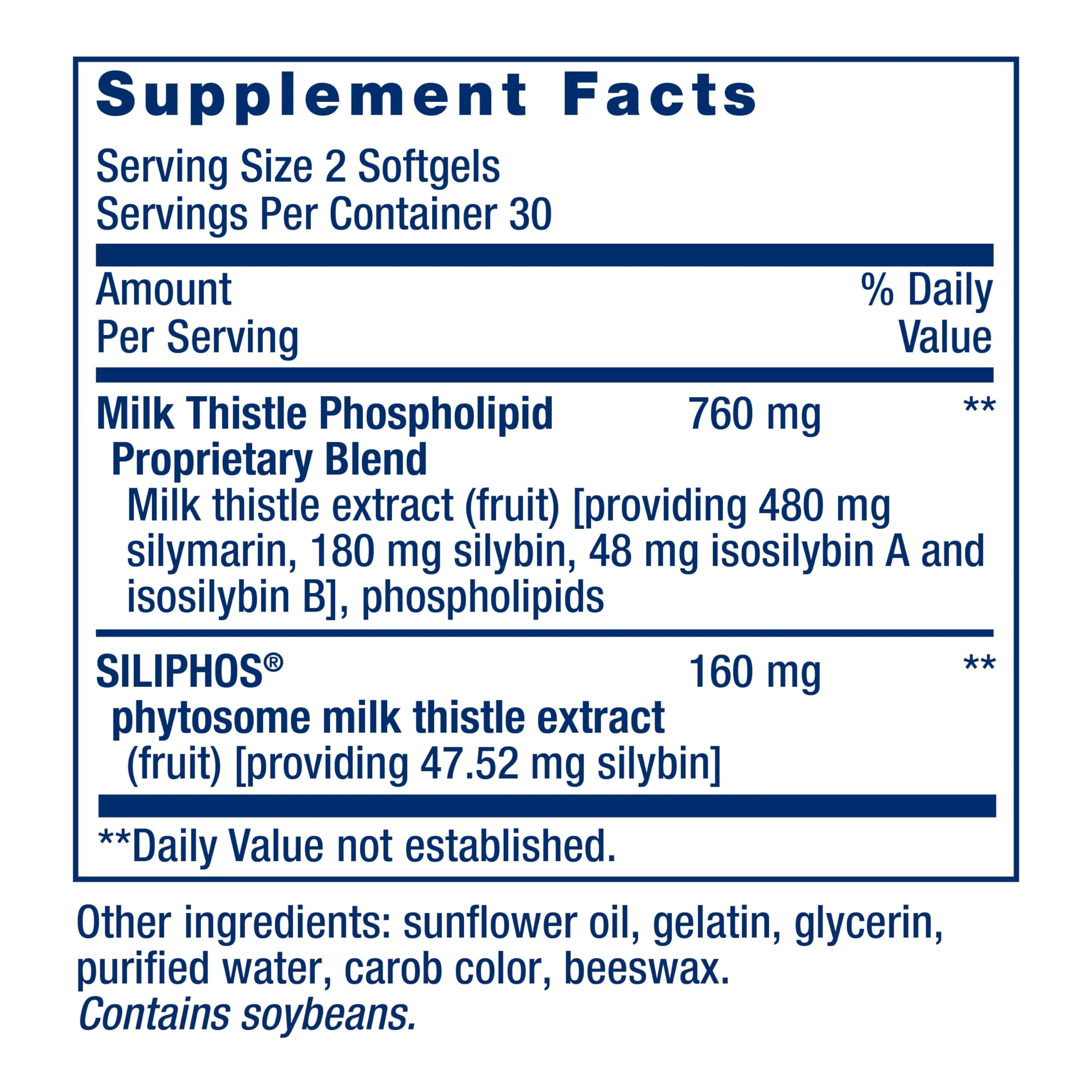 Life Extension Advanced Milk Thistle, silymarin, silybin, phospholipids, Promotes Healthy Liver Function, Gluten-Free, Non-GMO, 60 softgels - Image 8
