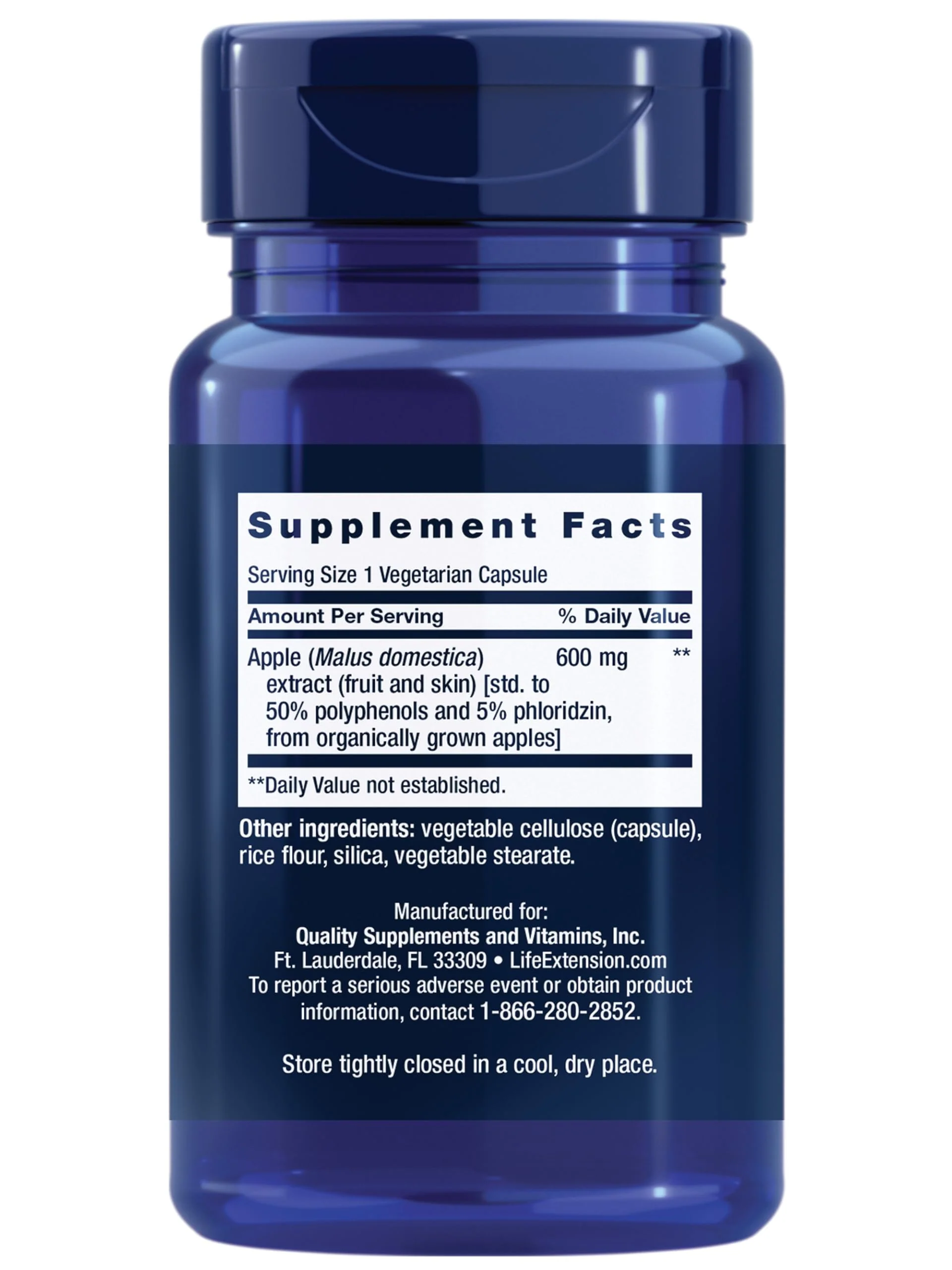 Life Extension AppleWise, Apple polyphenol Extract for Heart, Cellular and Colon Health, Gluten Free, Non-GMO, Vegetarian, 30 Capsules - Image 10