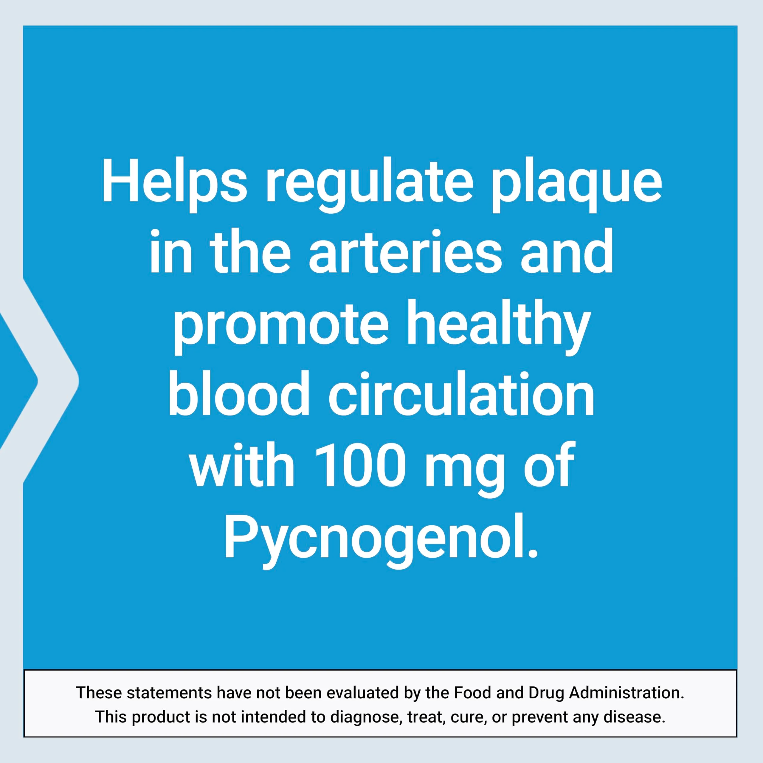 Life Extension Arterial Protect - Blood Pressure Supplement for Heart Health - with gotu kola and Pycnogenol Dried French Maritime Pine bark extracts - Gluten-Free, Non-GMO, Vegetarian - 30 Capsules - Image 5