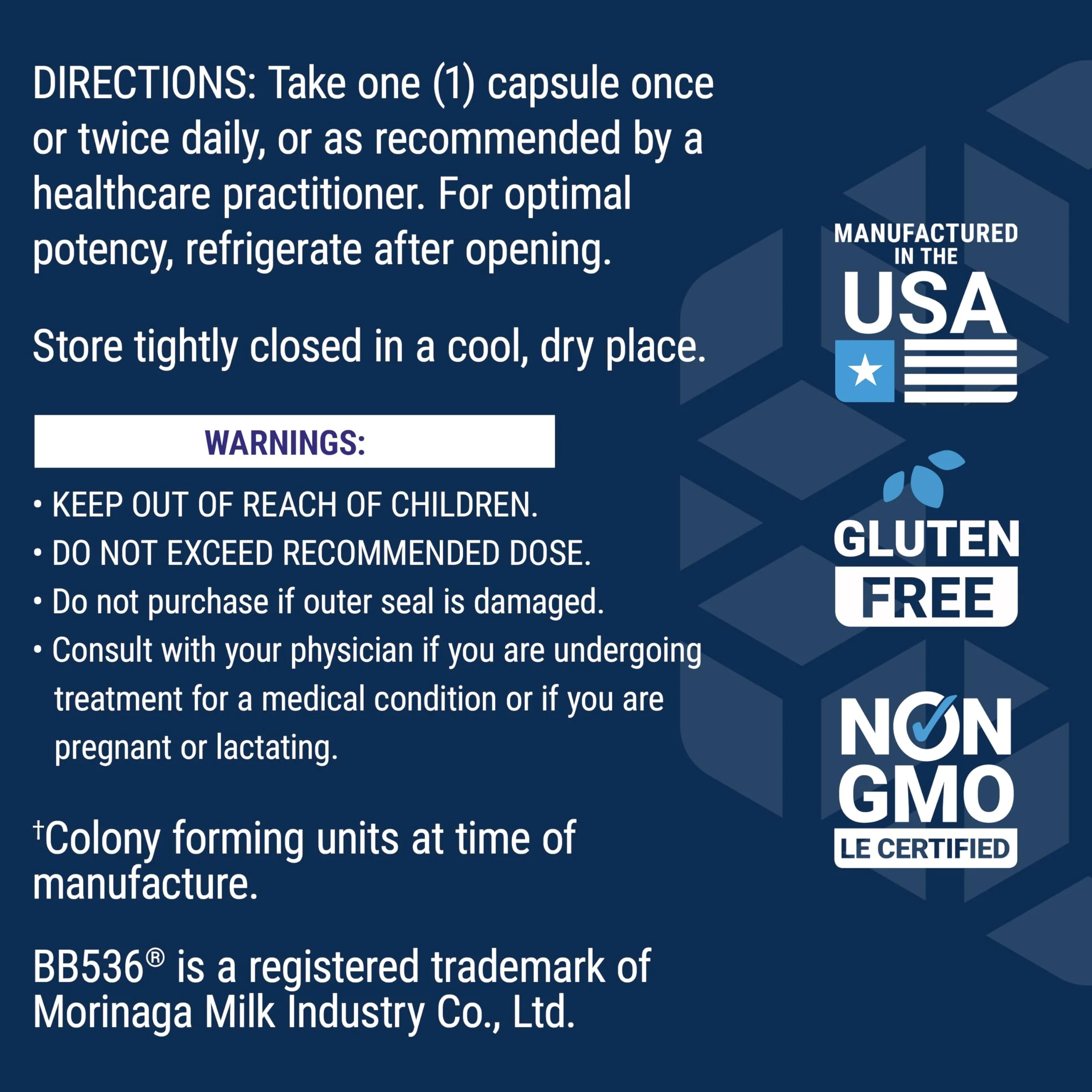 Life Extension Bifido GI Balance, probiotics, Bifidobacterium longum BB536® (2 Billion CFU), Support Healthy Gut & Digestive Health, Gluten-Free, Non-GMO, Vegetarian, 60 Capsules - Image 4