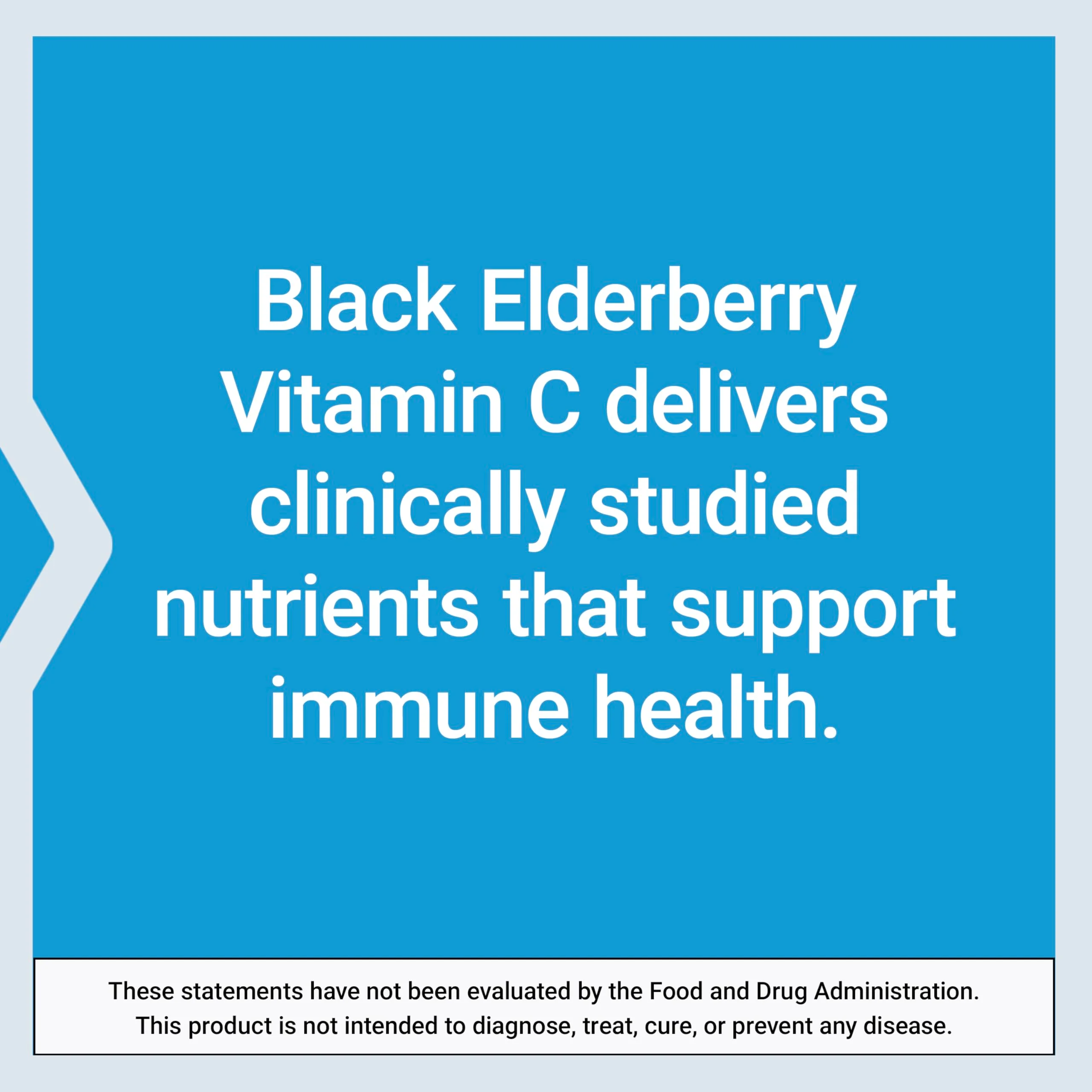 Life Extension Black Elderberry + Vitamin C, Everyday Immune Support from Elderberry & Vitamin C, Gluten Free, Non-GMO, Vegetarian, 60 Capsules - Image 5