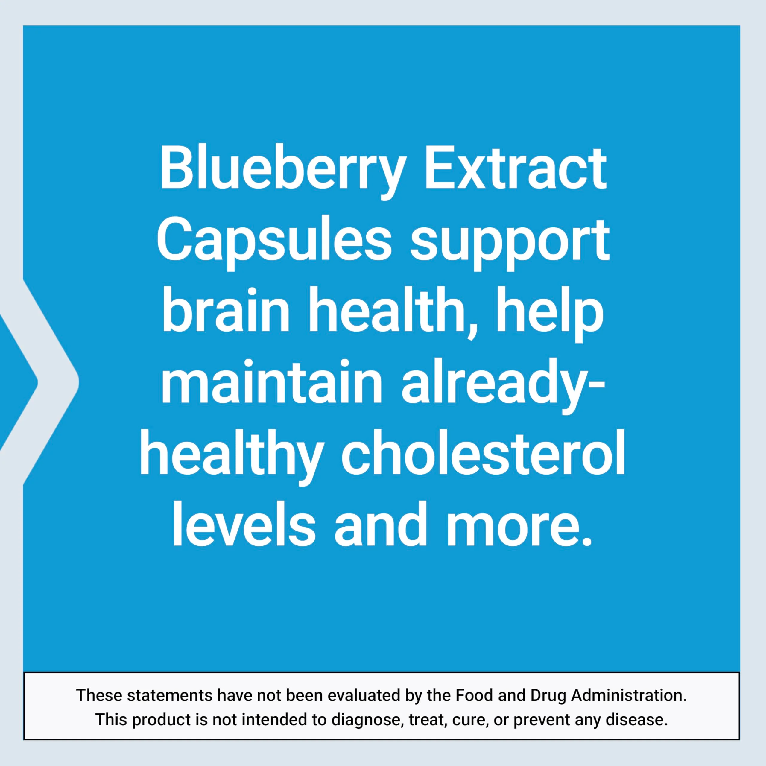 Life Extension Blueberry Extract Capsules, supports cognitive & memory health, helps maintain already-healthy cholesterol levels, fights oxidative stress, gluten-free, non-GMO, vegetarian, 60 capsules - Image 6