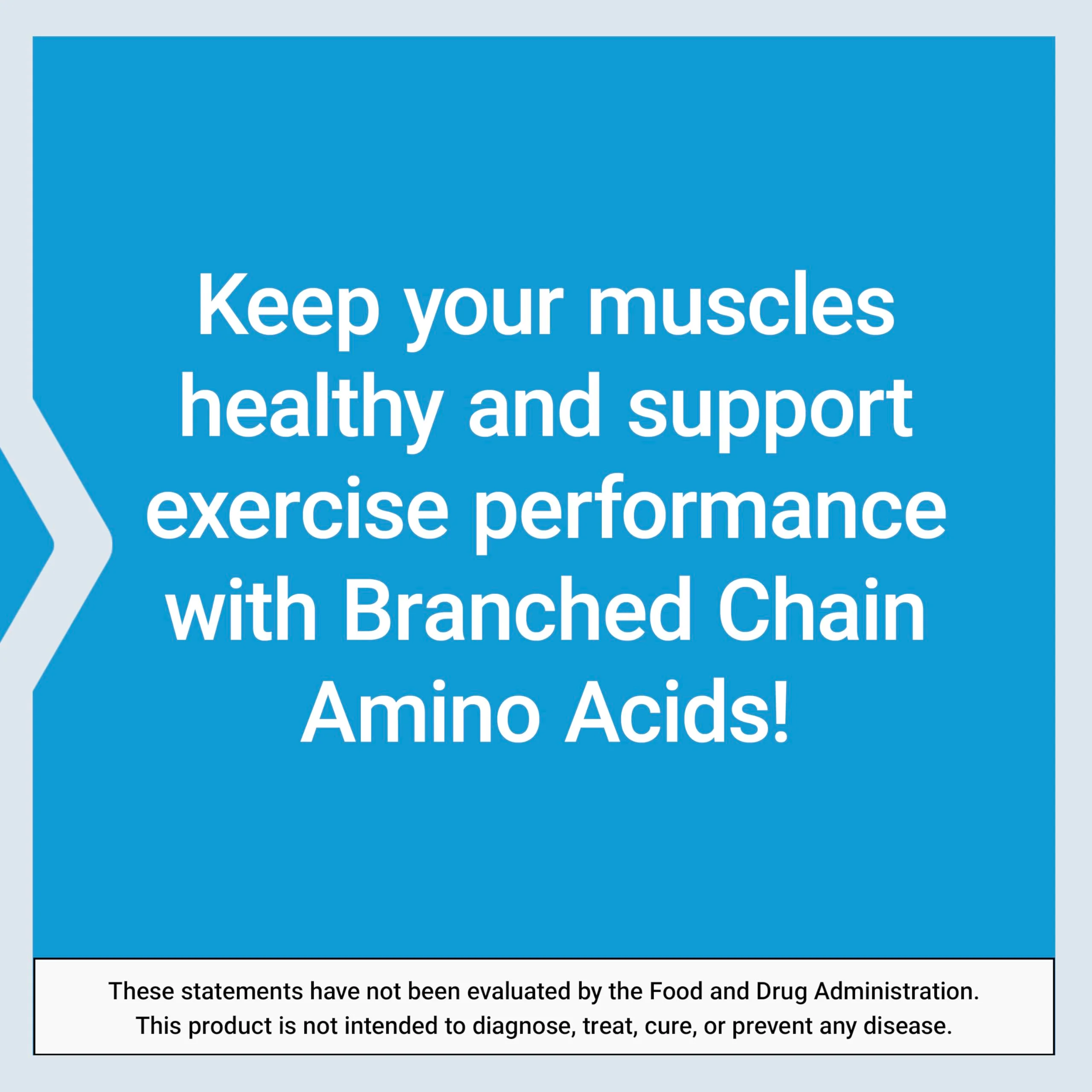 Life Extension Branched Chain Amino Acids (BCAAs), leucine, isoleucine, valine, Promotes Muscle Recovery After Exercise, Gluten-Free, Non-GMO, 90 Capsules - Image 6